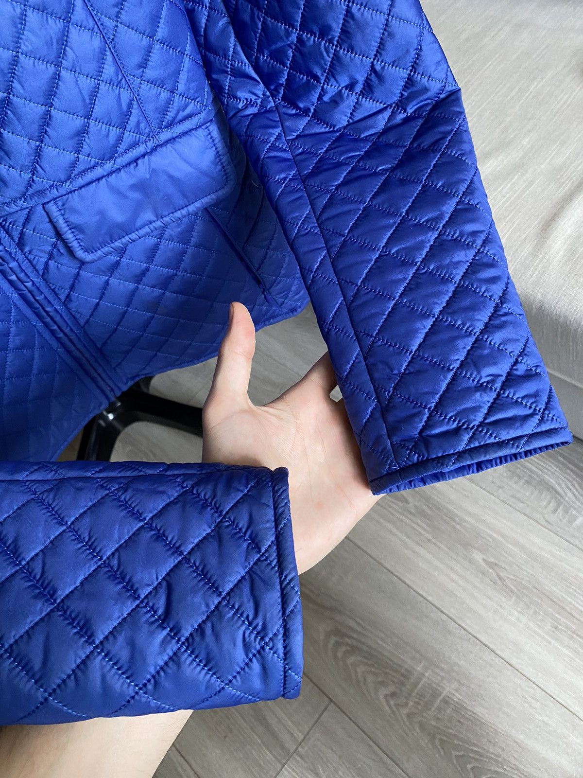 Lacoste × Vintage Lacoste quilted jacket women blue small logo Size M / US 6-8 / IT 42-44 - 5 Thumbnail