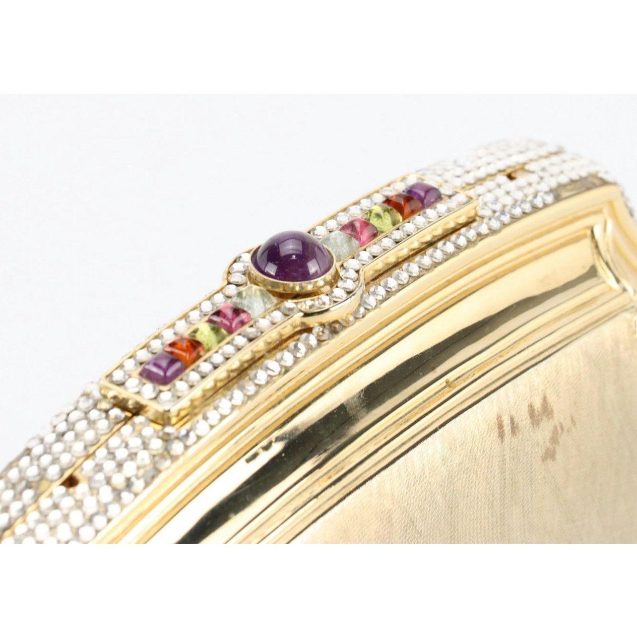 Judith Leiber Judith Leiber Convertible Minaudière with Gemstone & Crystal Size ONE SIZE - 7 Thumbnail