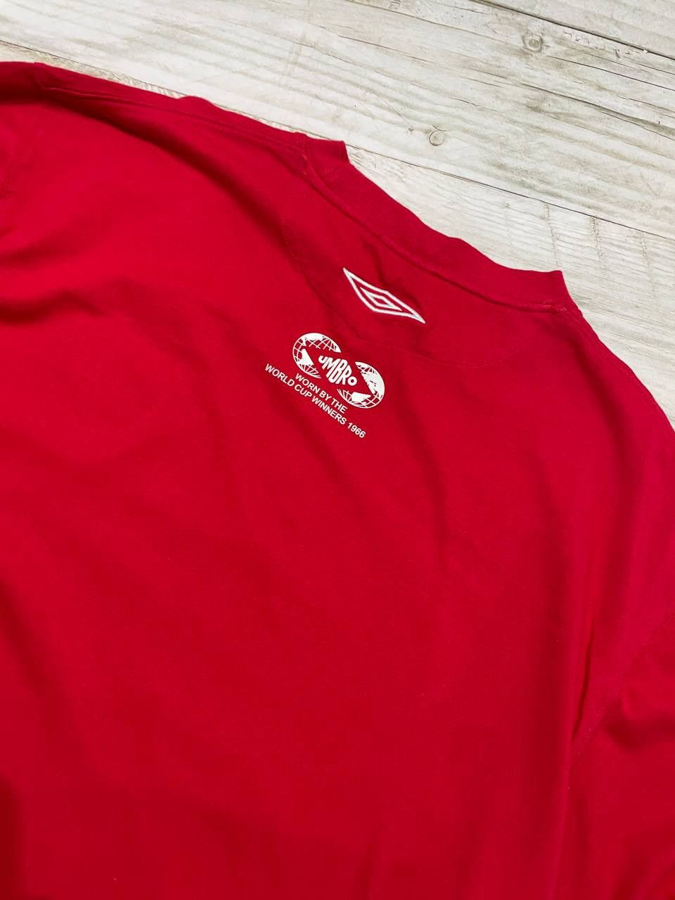 Umbro Vintage Umbro England 1966 2006 Shirt Jersey Long Sleeve Size US XL / EU 56 / 4 - 12 Thumbnail