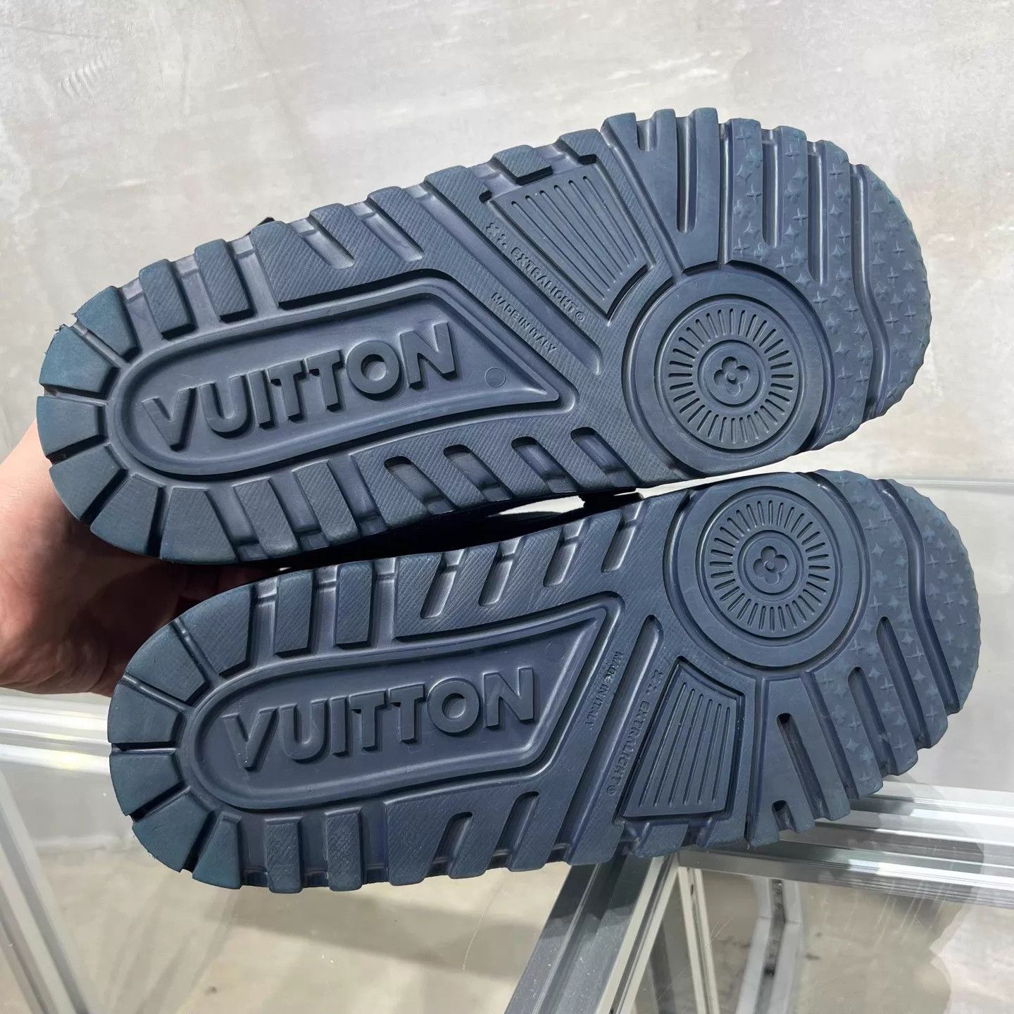 Louis Vuitton LV Trainer Denim Blue Pikachu UK7.5/41.5 Size US 8.5 / EU 41-42 - 7 Thumbnail