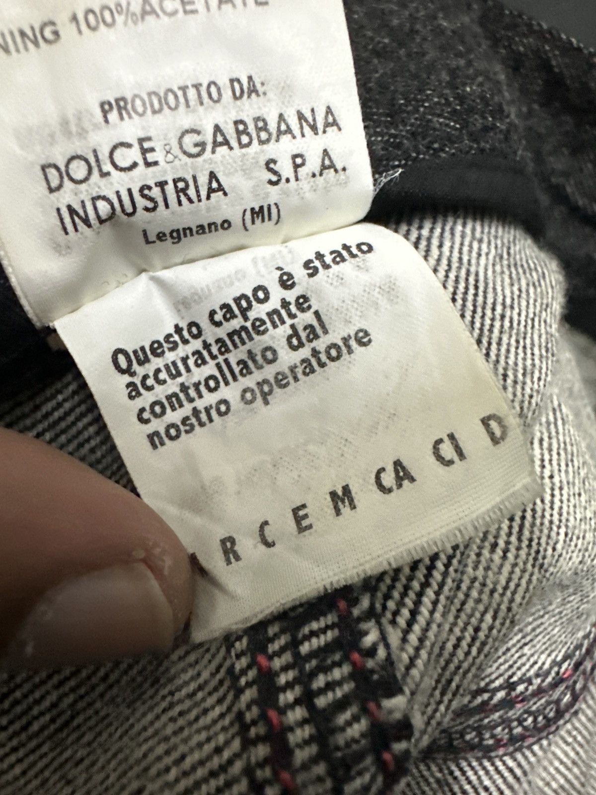Dolce & Gabbana 1997 Dolce & Gabbana denim trauser minimalist pant Size US 32 / EU 48 - 19 Thumbnail