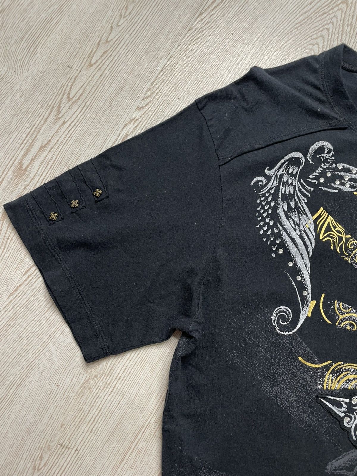 Japanese Brand Rebel Spirit Avant Garde tshirt size 3Xl Size US XXL / EU 58 / 5 - 5 Thumbnail