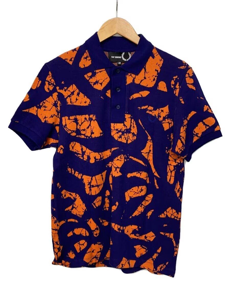 Raf Simons Cracked Print Fred Perry Polo Shirt Size US S / EU 44-46 / 1 - 1 Thumbnail