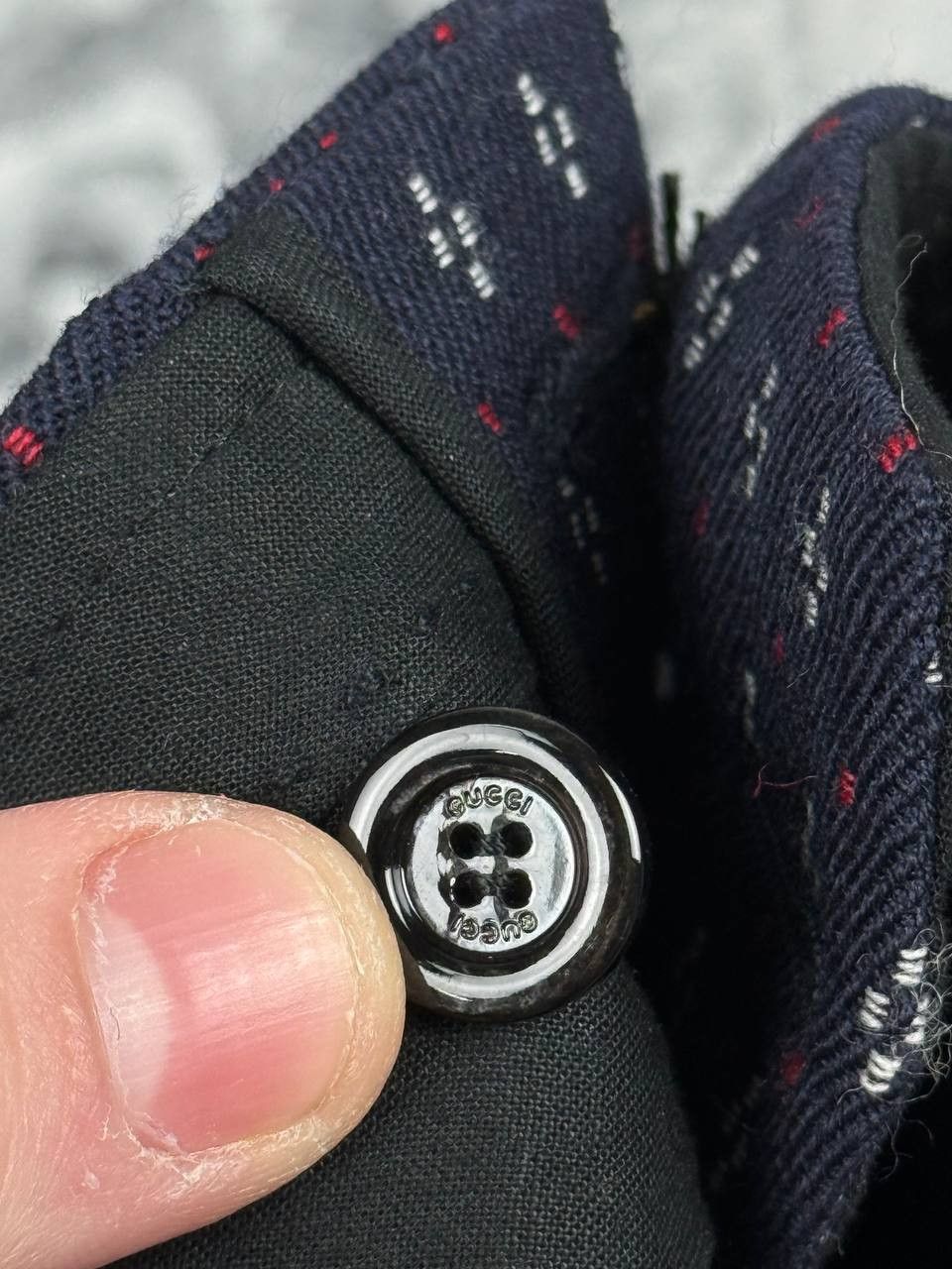 Gucci Сlassic Trousers Gucci Geometric-embroidered Wool-twill Size 28" / US 6 / IT 42 - 9 Thumbnail