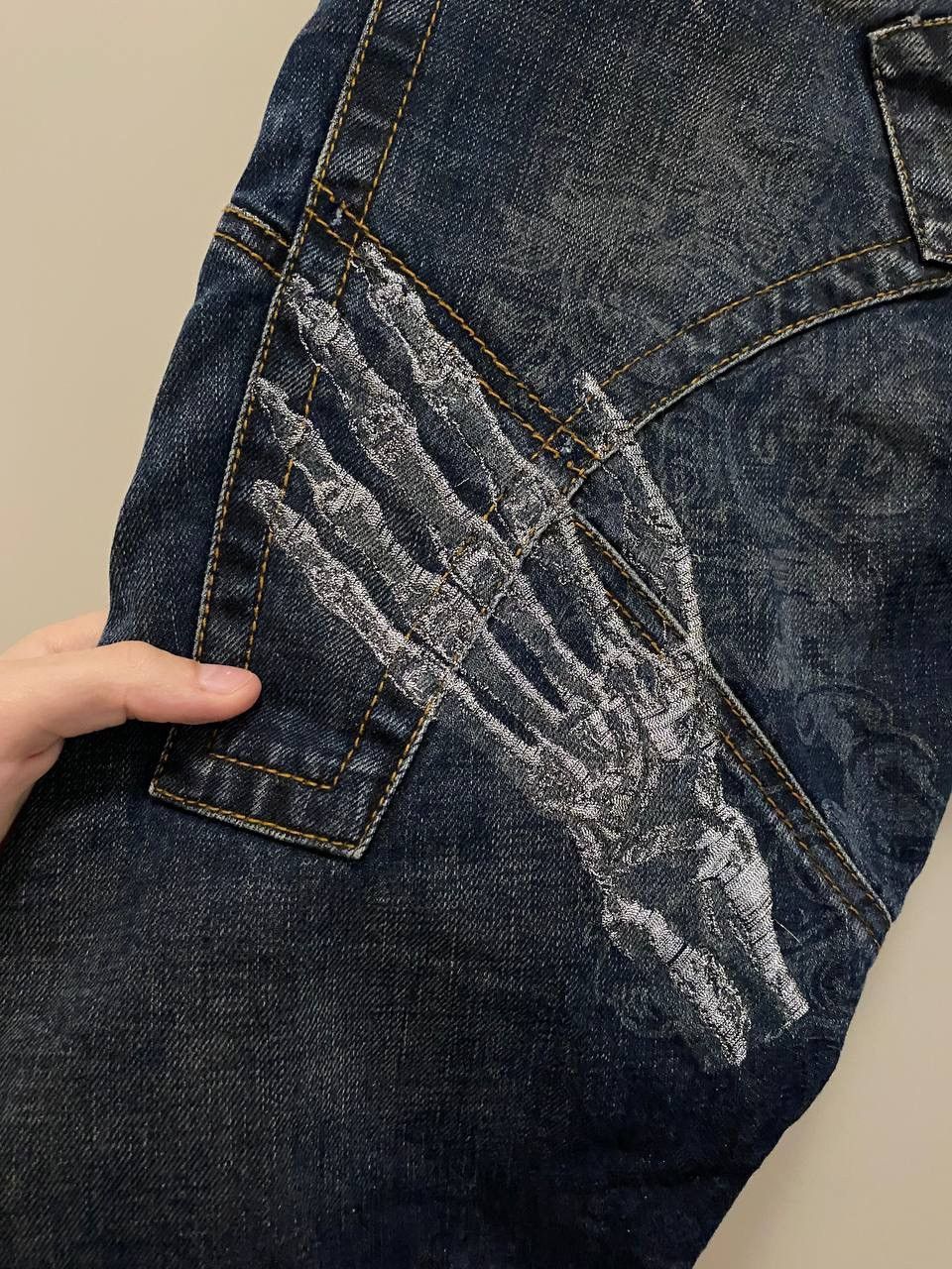 Grailed Archive Bray Jeans Detroit skeleton hands Denim Size US 31 - 5 Thumbnail