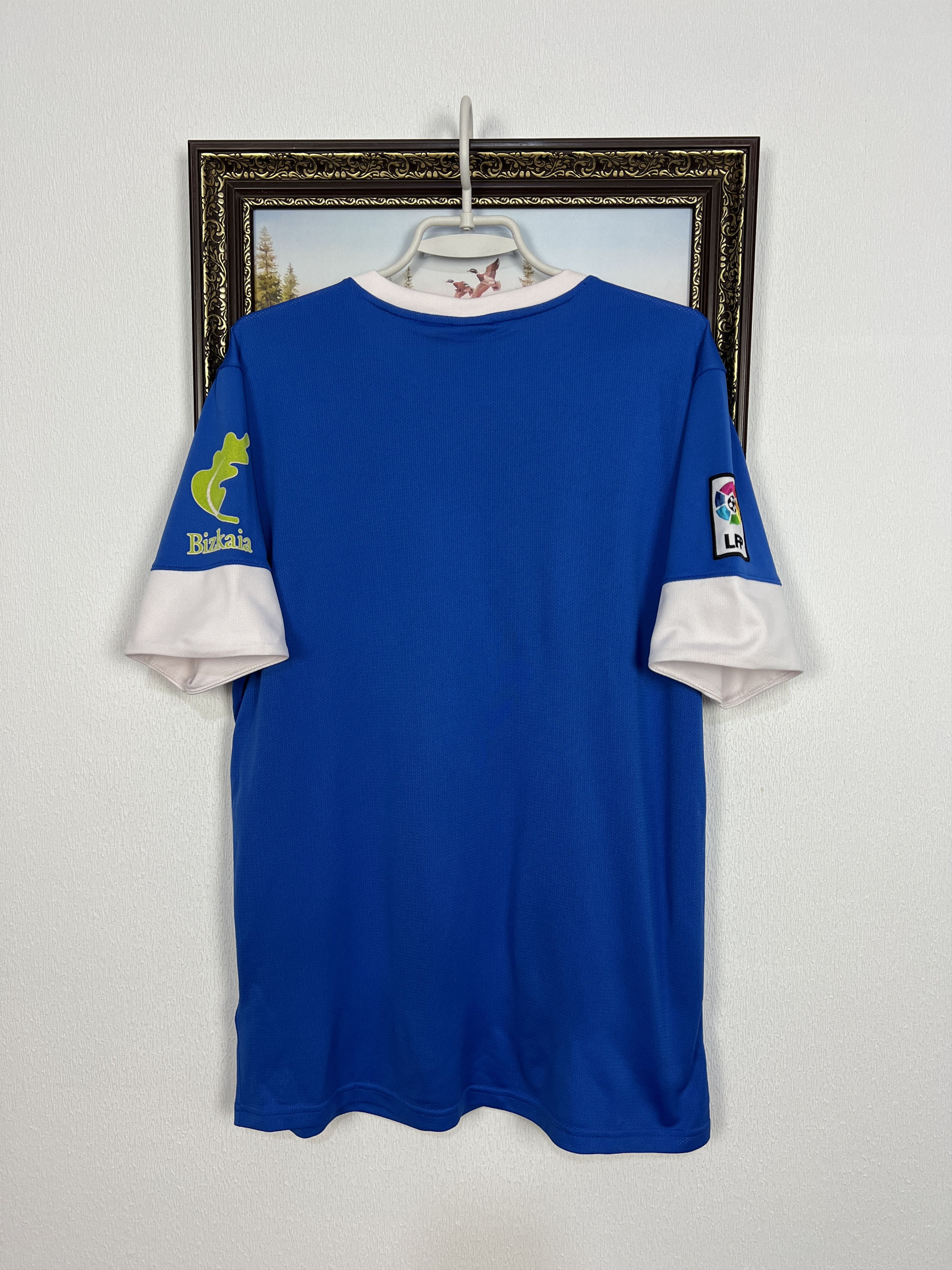 Nike Athletic Bilbao 2013 Nike Away Football Shirt Soccer Mens Size US L / EU 52-54 / 3 - 13 Thumbnail