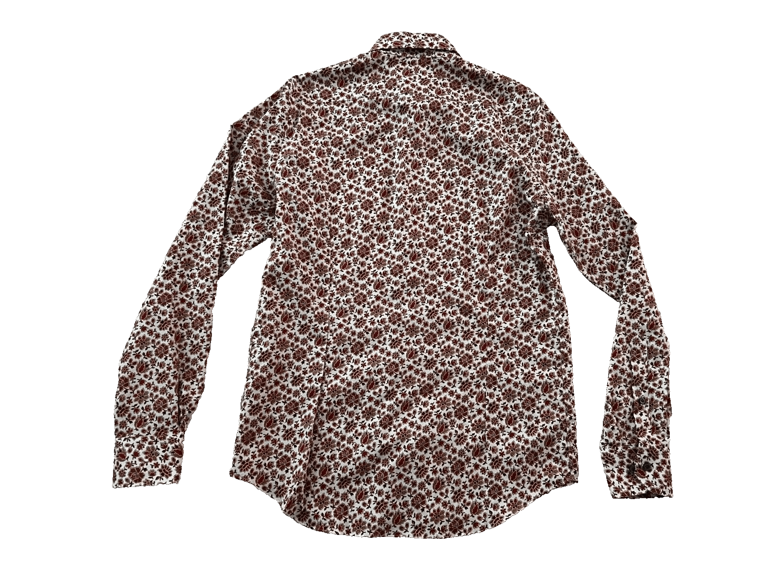 Other Emanuel Berg MCR-Mr Crown Floral Modern Fit Shirt 40/15.75 Size US XXS / EU 40 - 3 Thumbnail