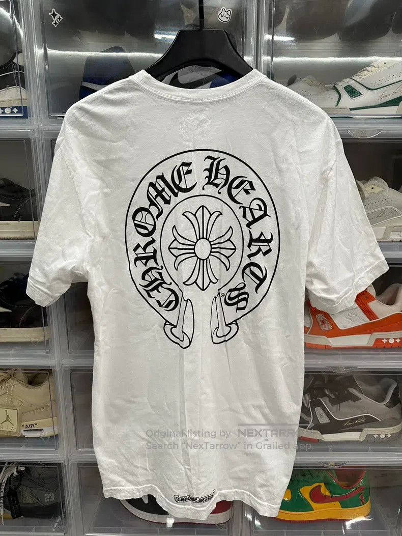Chrome Hearts CHROME HEARTS Size L Classic horseshoe white short sleeves Size US L / EU 52-54 / 3 - 3 Thumbnail