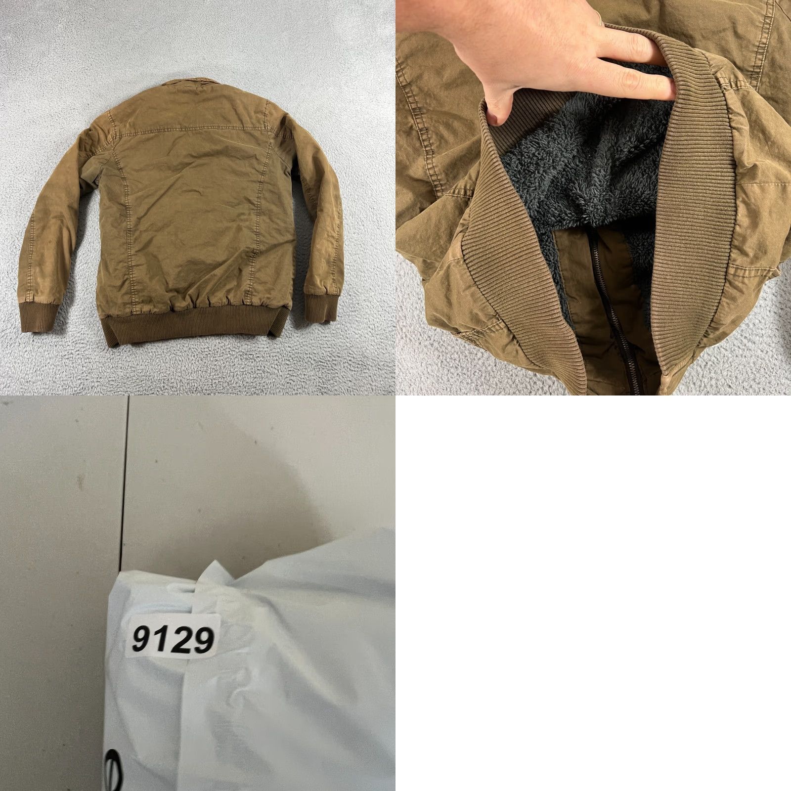 Vintage VINTAGE BKE Jacket Tan Khaki Sherpa Fur Lined Jacket Men's S Size US S / EU 44-46 / 1 - 8 Thumbnail