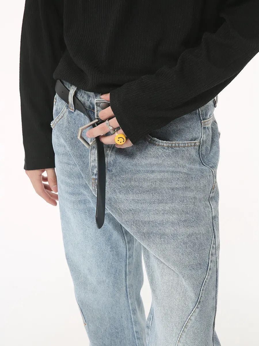 Japanese Brand Retro straight high street micro flared jeans Size US 32 / EU 48 - 4 Thumbnail