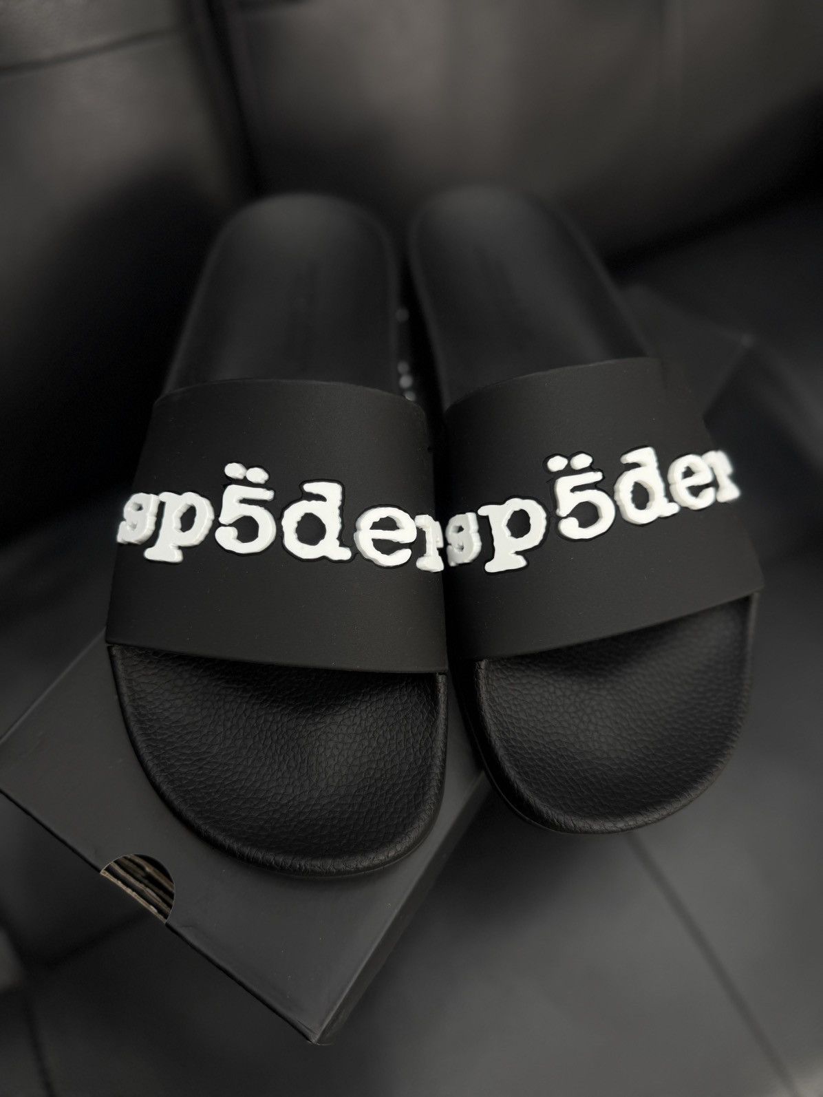 Sp5der Sp5der Slides Slip On Black Size 8 (Brand New) Size US 8 / EU 41 - 3 Thumbnail