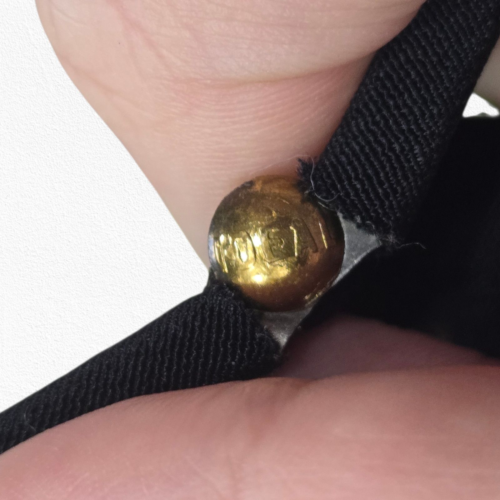 Vintage Vintage 1950s Black Evening Clutch Gold Leaf Clasp Size ONE SIZE - 15 Thumbnail
