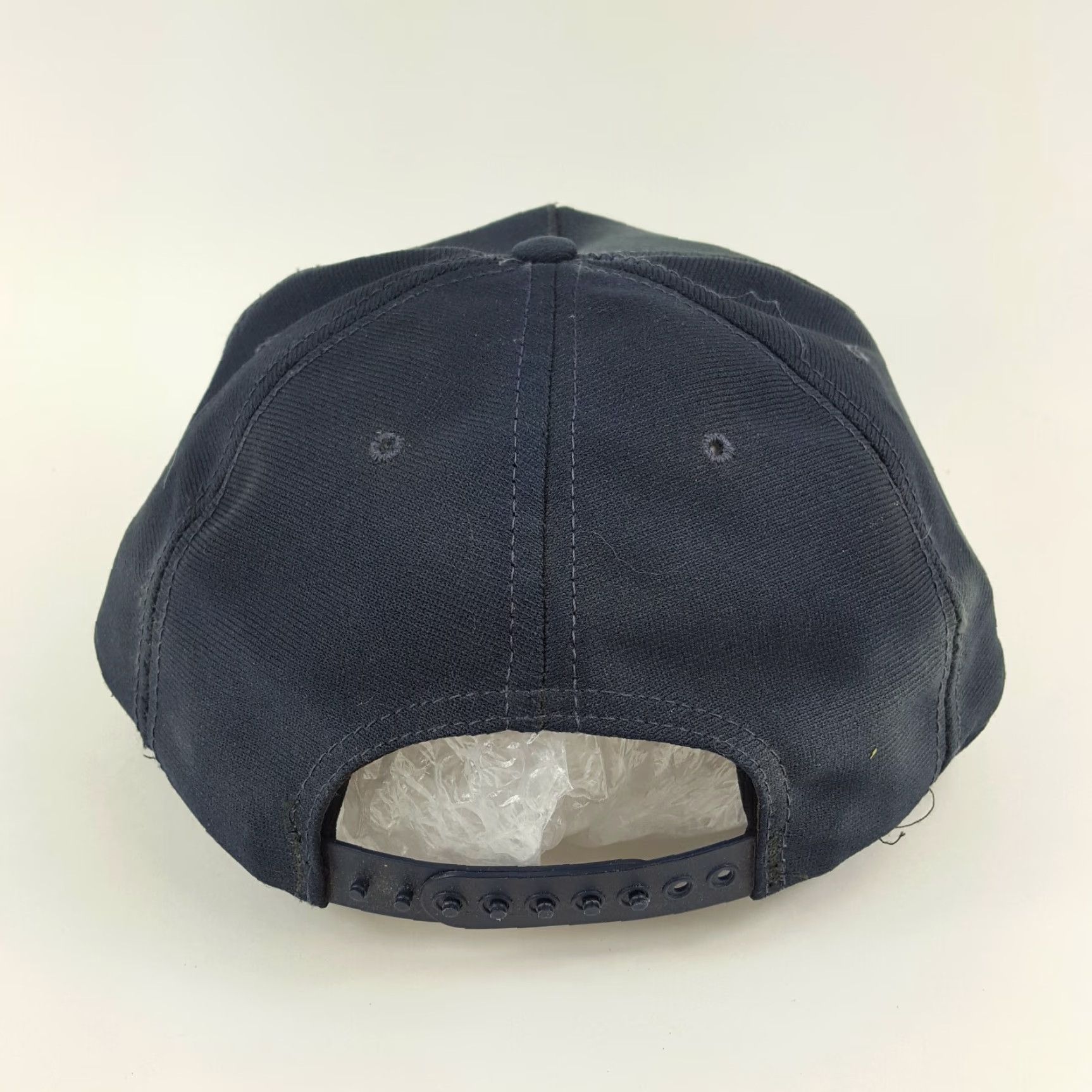 Vintage VINTAGE Faded Korea Veteran USA Trucker Hat Snapback Navy Blue Military Cap Eagle Crest Adjustable Mens Hat Size ONE SIZE - 6 Thumbnail