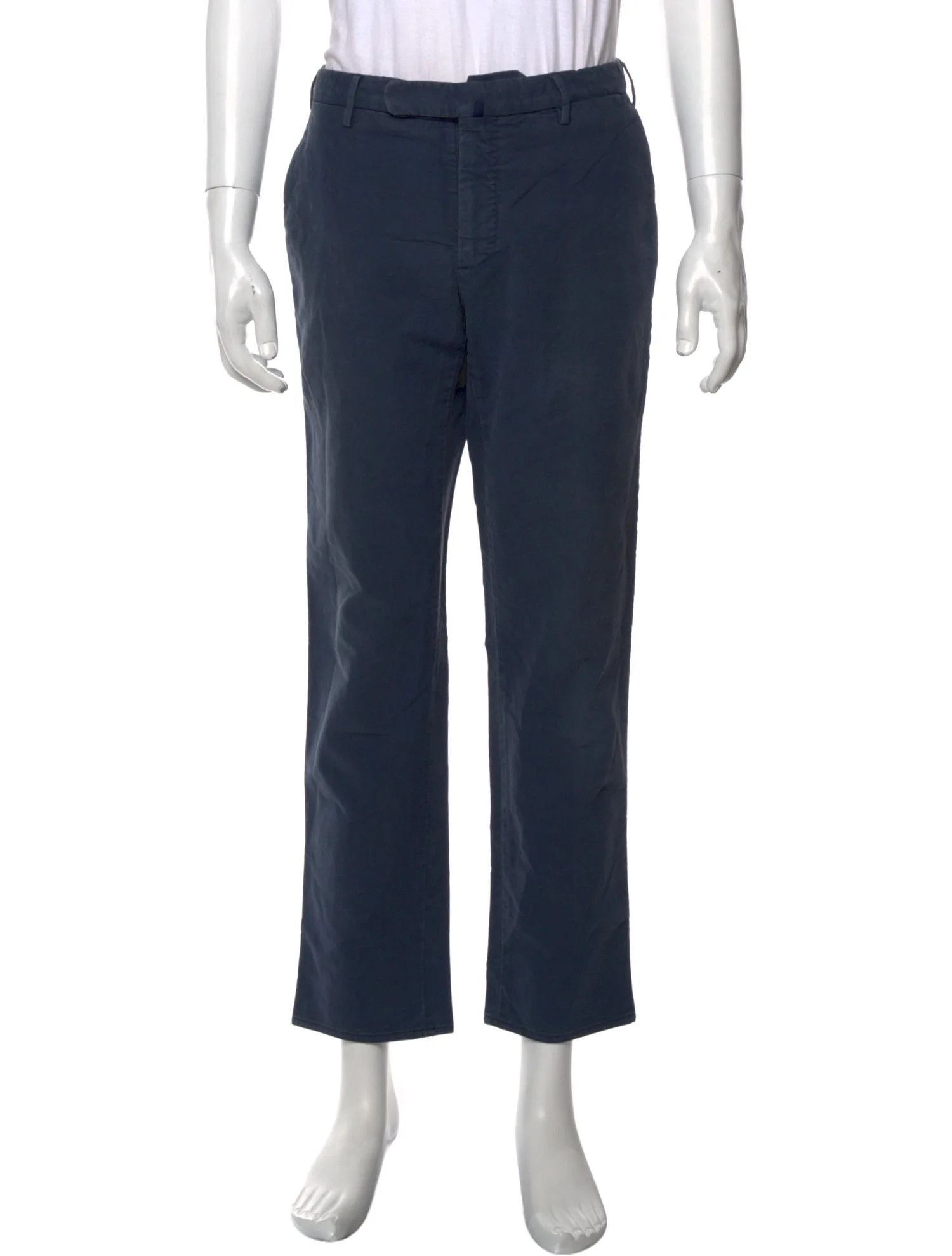 Incotex Incotex Cropped Blue Slim Fit Pants Size US 31 - 1 Thumbnail