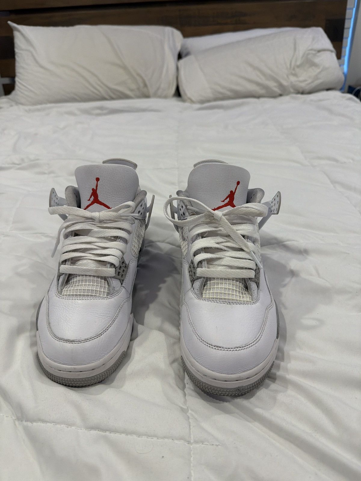 Jordan Brand Air Jordan 4 Retro ‘White Oreo’ Size US 9.5 / EU 42-43 - 3 Thumbnail