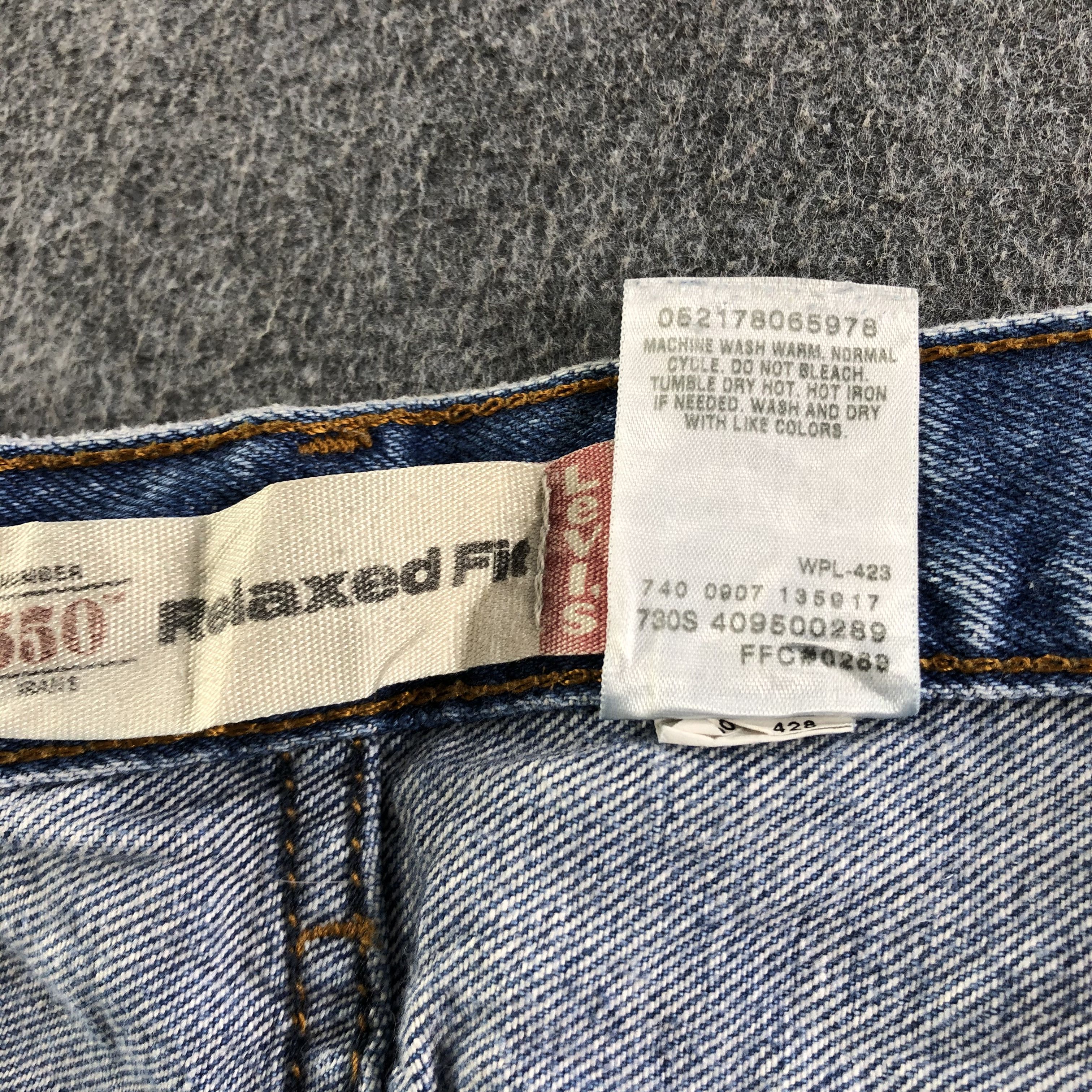 Levi's Vintage Blue Wash Levis 550 Jeans-J3358 Size US 34 / EU 50 - 11 Thumbnail