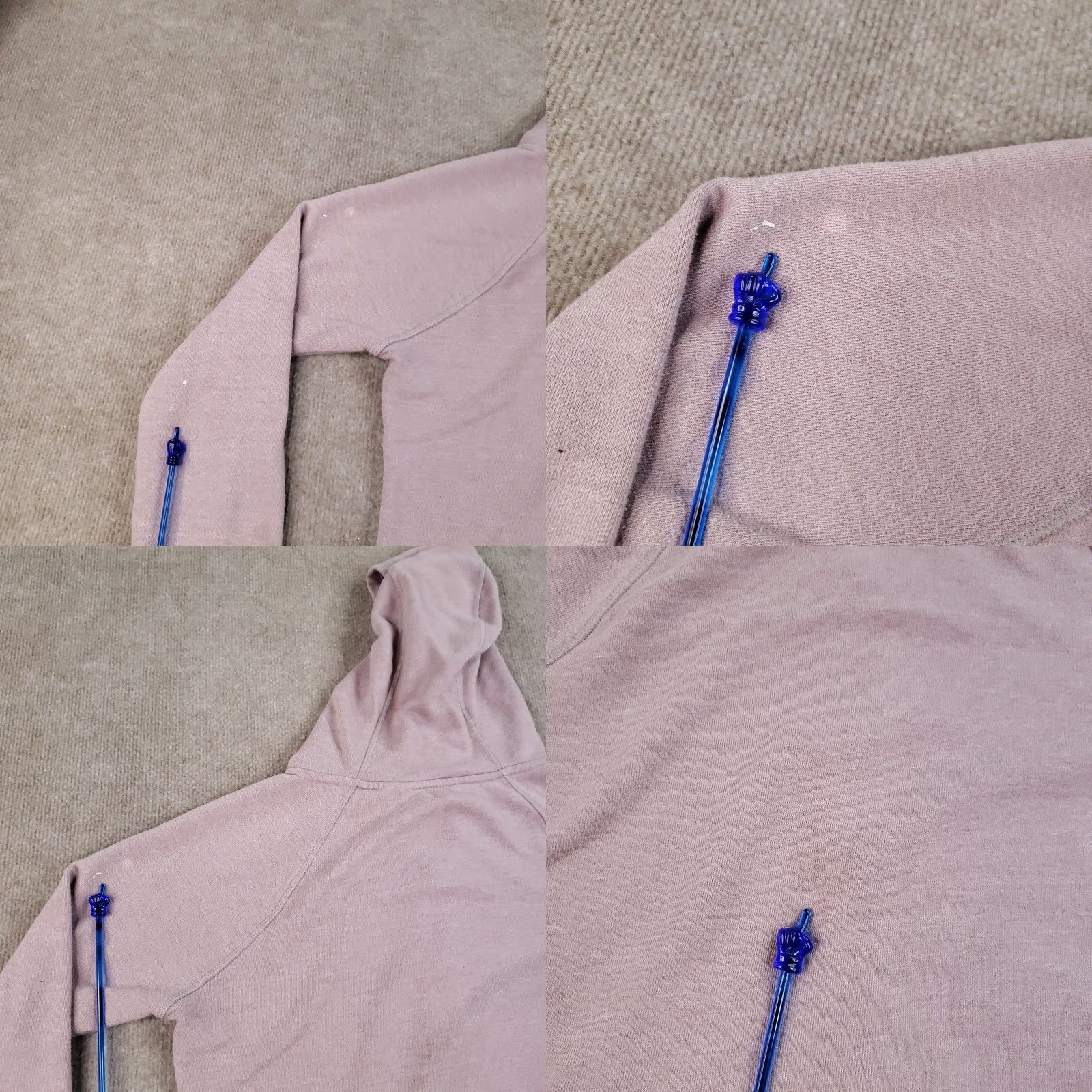 The North Face The North Face Fleece Hoodie Womens Medium Pink Full Zip Outdoor Jacket Size M / US 6-8 / IT 42-44 - 10 Thumbnail