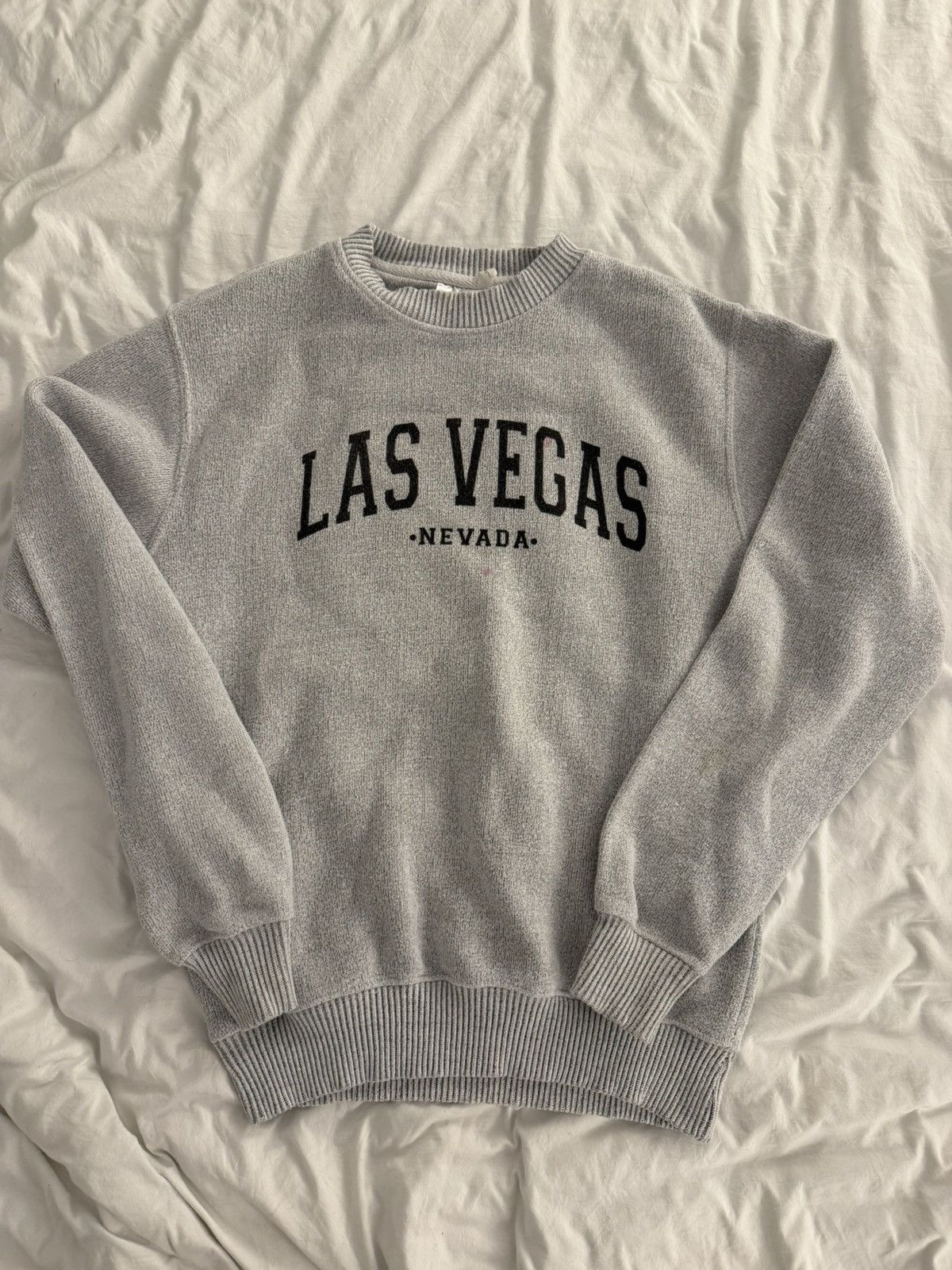 Japanese Brand × Vintage Vintage Las Vegas Sweater Size US L / EU 52-54 / 3 - 1 Thumbnail