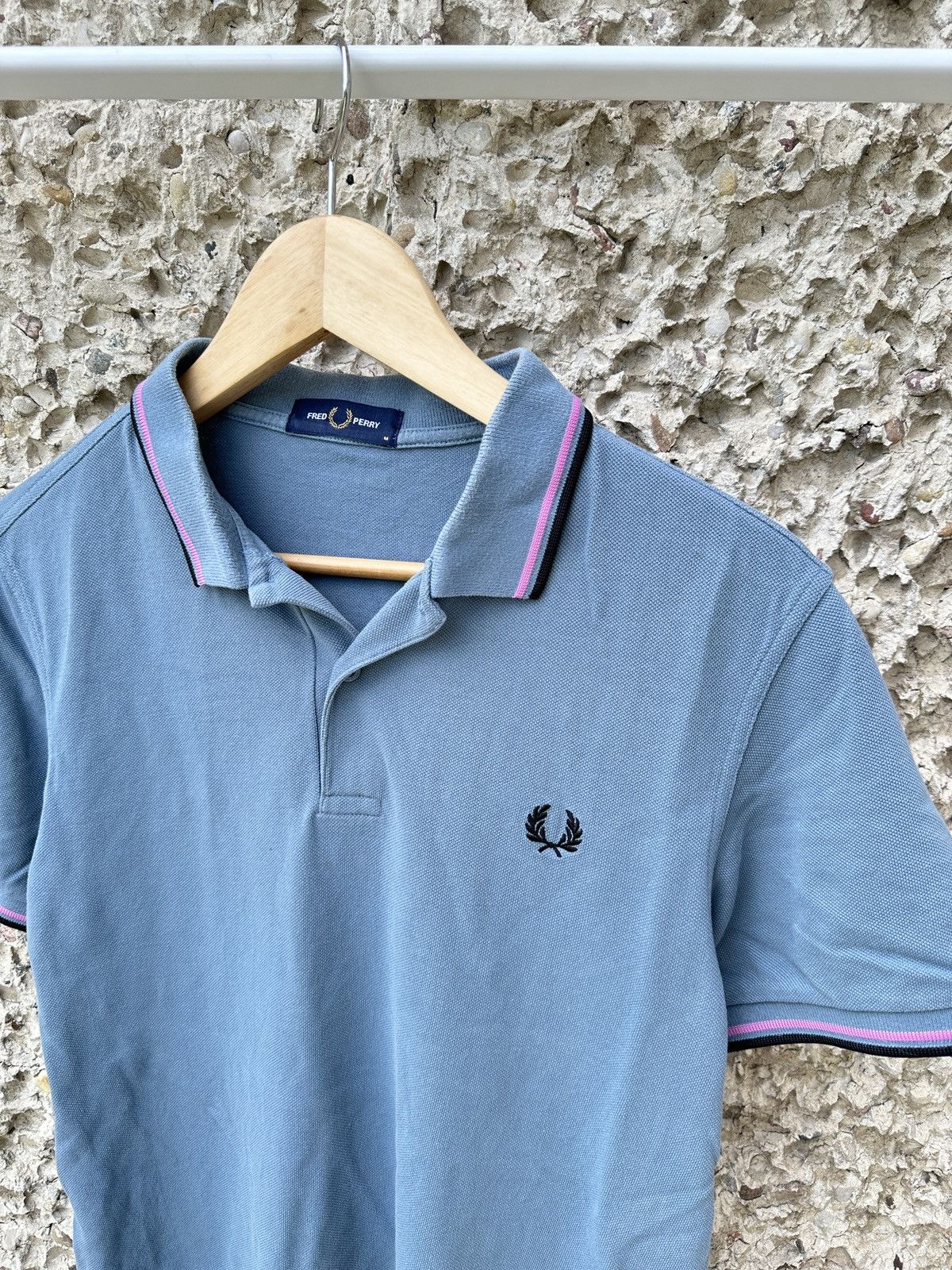 Fred Perry Fred Perry blue grey polo shirt Size US M / EU 48-50 / 2 - 2 Thumbnail