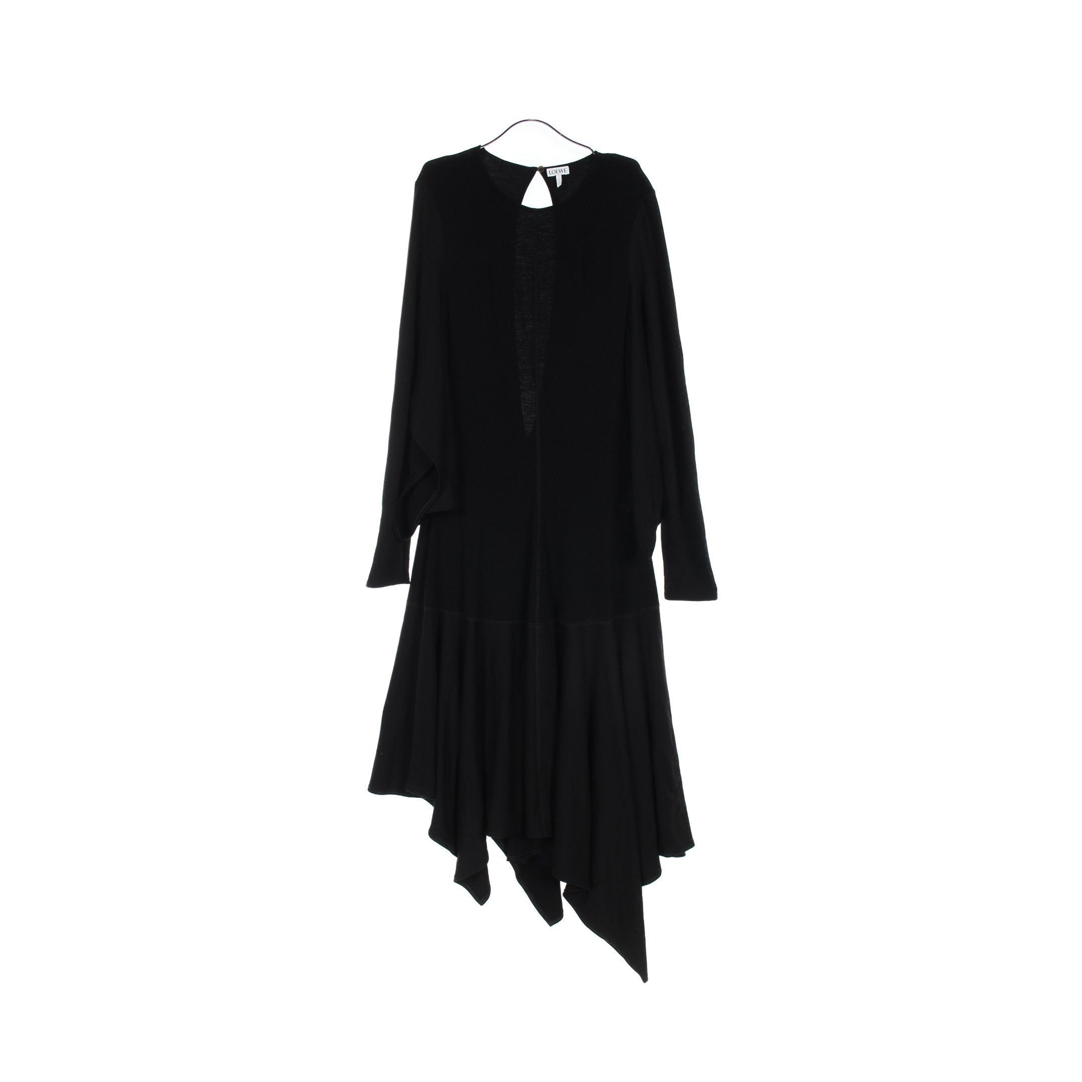 Loewe One Piece Asymmetry Rayon Black