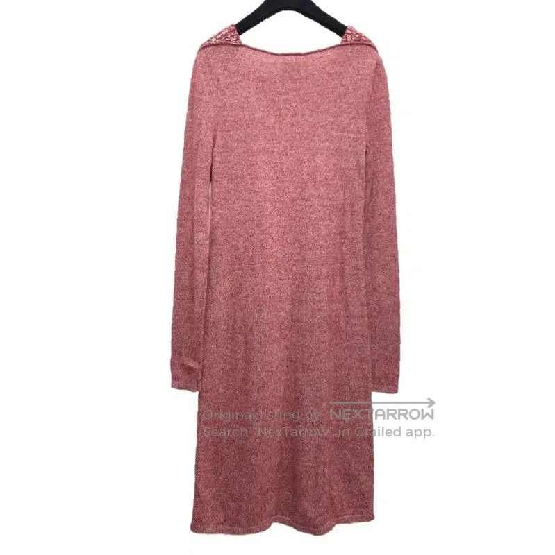 Chanel Chanel Red Cashmere Dress for Autumn . Size S / US 4 / IT 40 - 3 Thumbnail