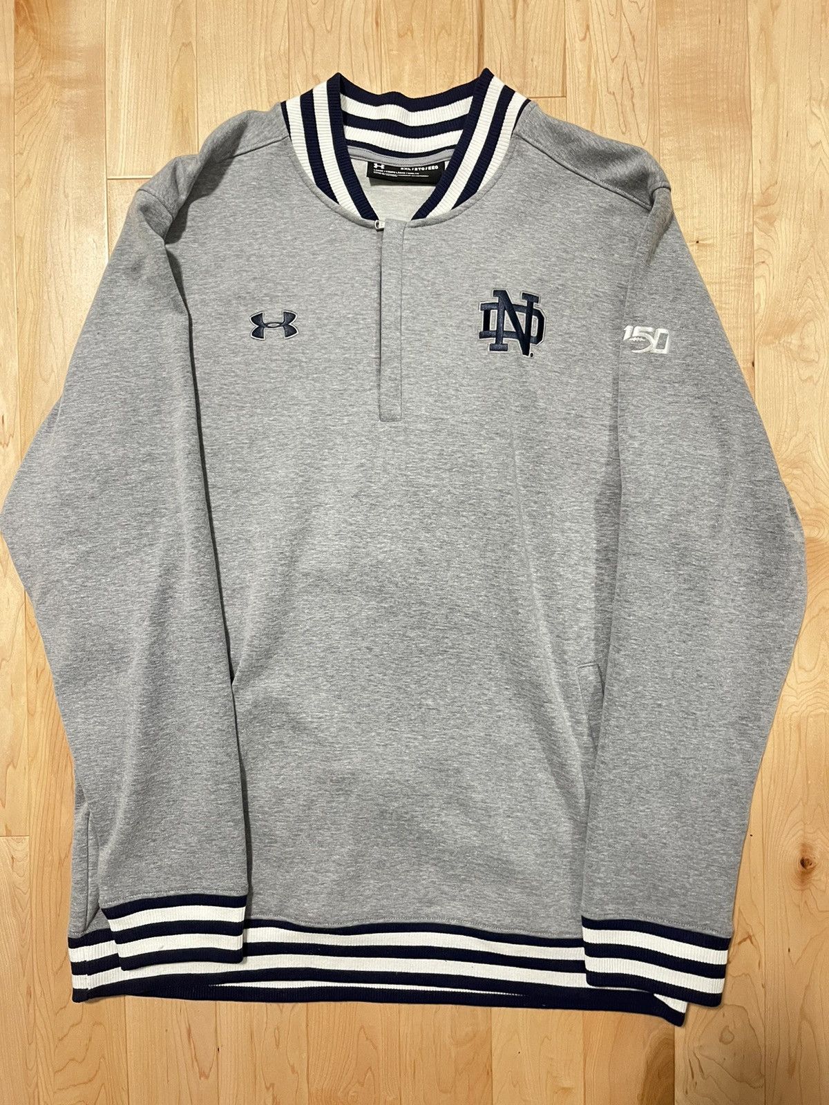 Under Armour Notre Dame Football Team Issued Under Armour 150 Jacket XXL Size US XXL / EU 58 / 5 - 1 Thumbnail