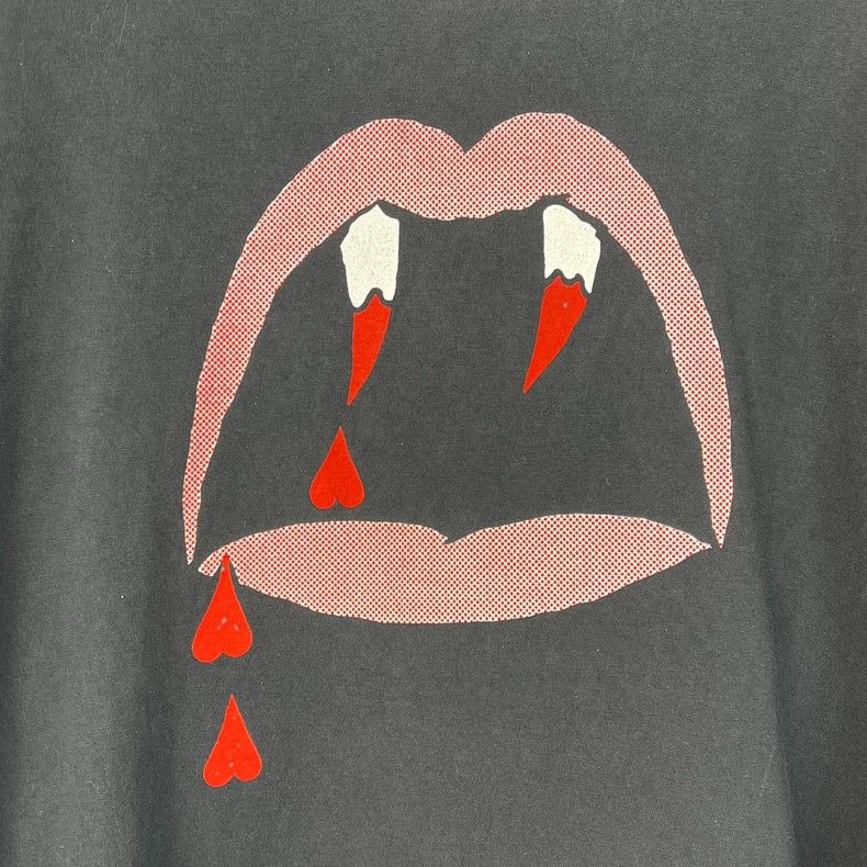 Saint Laurent Paris Saint laurent paris Blood Teeth Short Sleeve 2506-Nextarrow Size US S / EU 44-46 / 1 - 4 Thumbnail