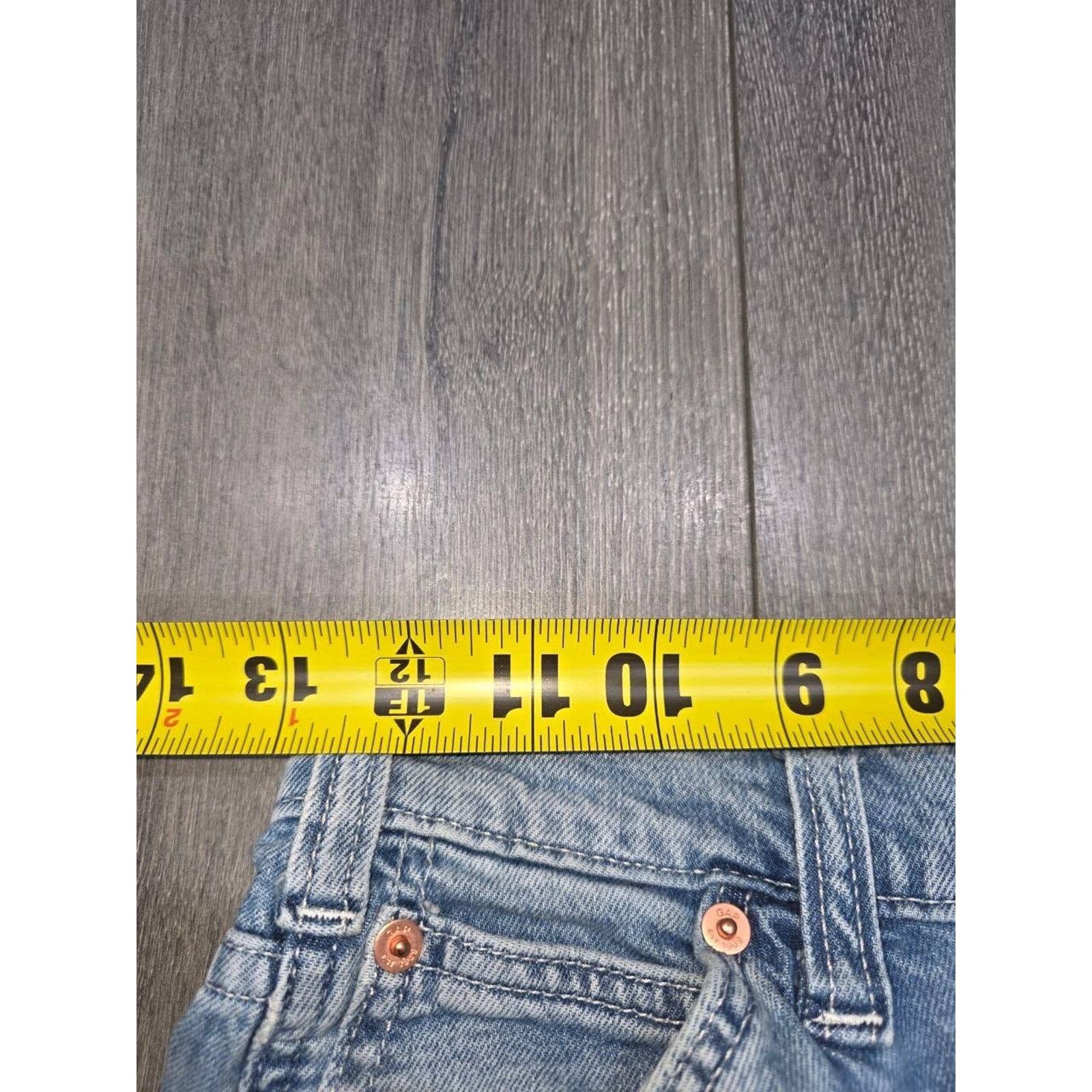 Gap GAP 90's Loose Mid Rise 24 Wide Leg Blue Denim A003268 Size 24" / US 00 / IT 34 - 6 Thumbnail