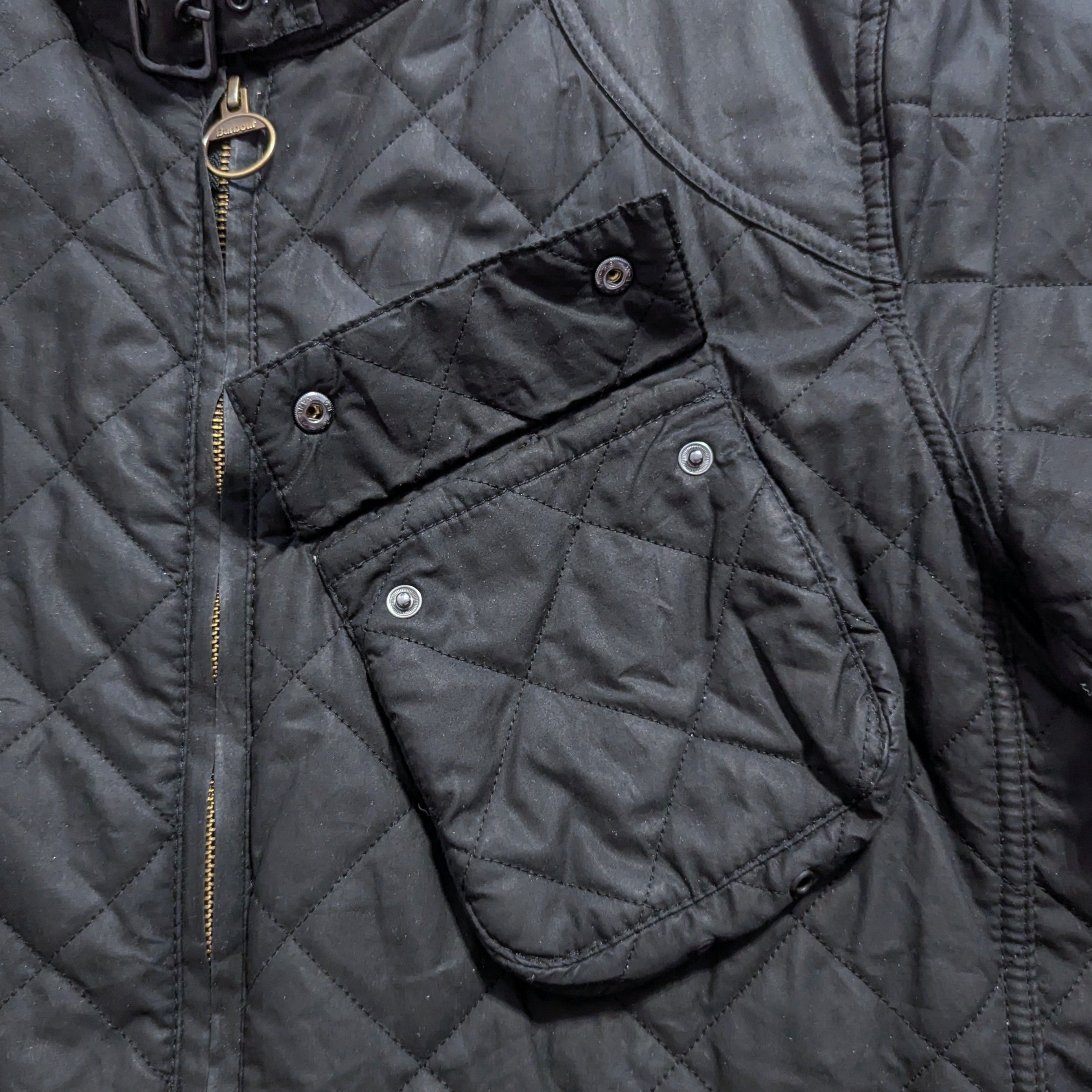 Barbour Barbour SMU Bonner Wax Jacket Size L Black Waxed Cotton Size US L / EU 52-54 / 3 - 8 Thumbnail