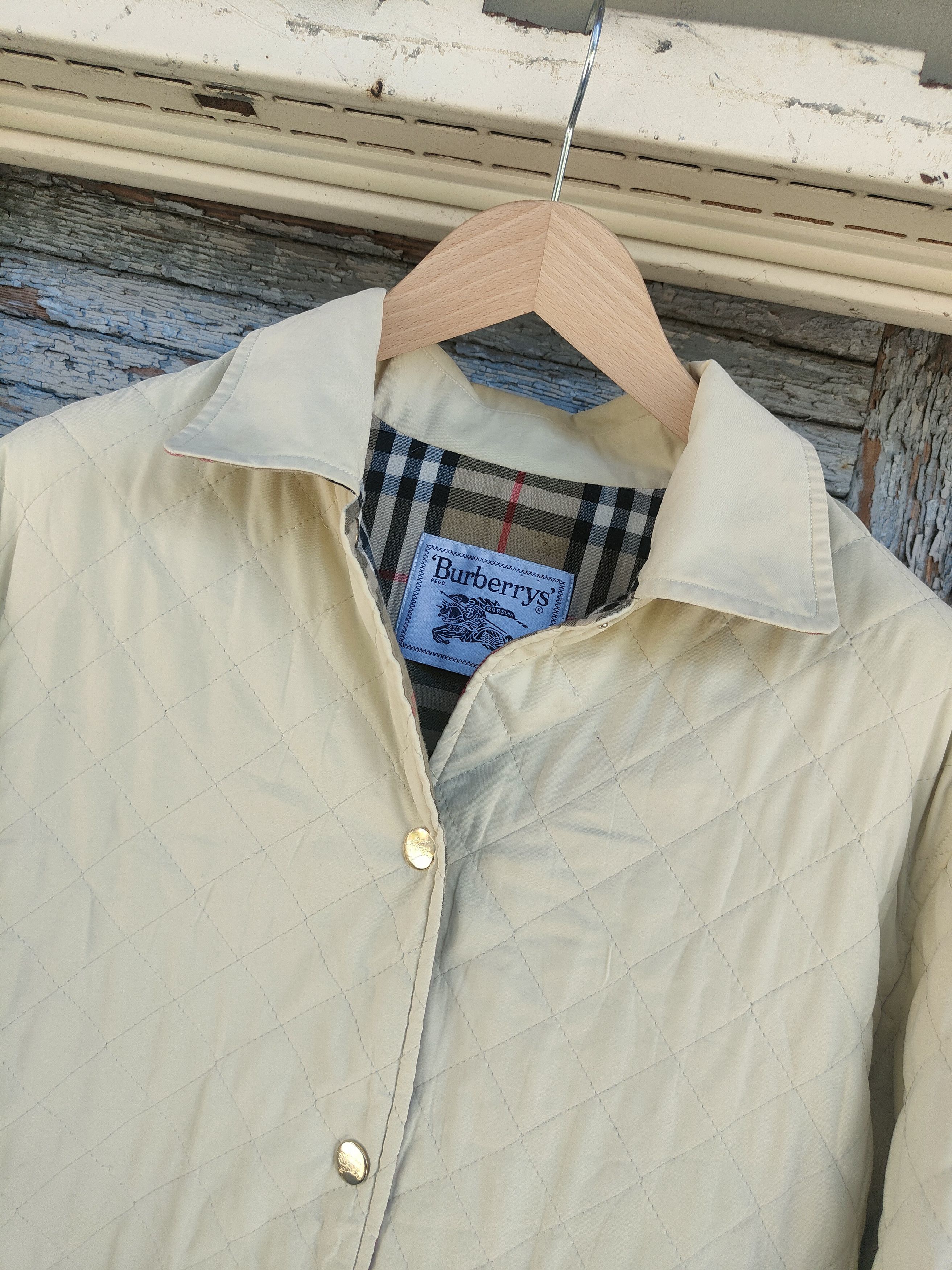 Burberry Prorsum 90s Vintage Burrberys Quilted Light Jacket Size L / US 10 / IT 46 - 2 Thumbnail