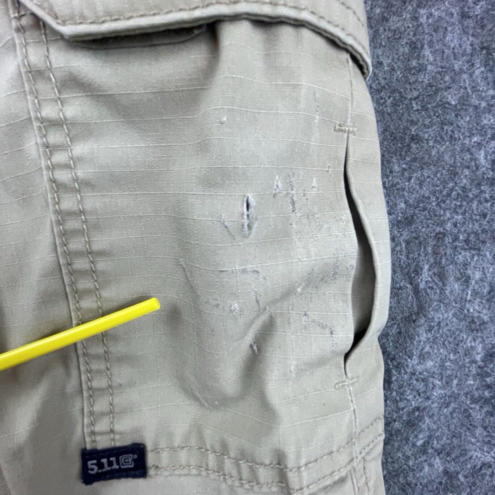 5.11 5.11 Tactical Pants Mens 42 Khaki Ripstop Cargo Straight Size US 42 / EU 58 - 3 Thumbnail