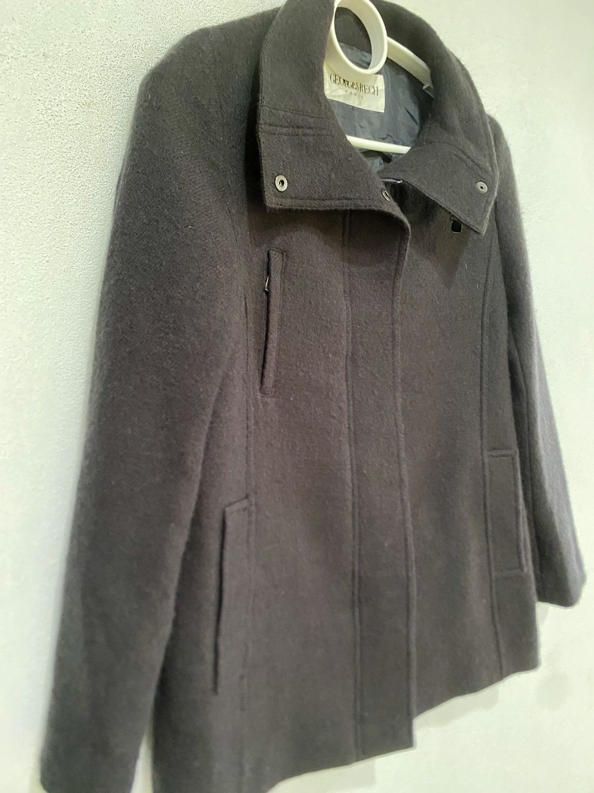 Japanese Brand Georges Rech Wool Jacket Zip Up Size M / US 6-8 / IT 42-44 - 4 Thumbnail