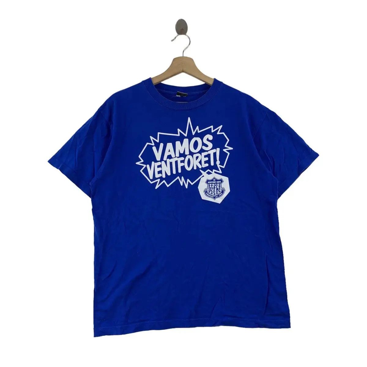 Vintage Vintage J LEAGUE VENTFORET KOFU Vamos Football Tee Shirt Size US L / EU 52-54 / 3 - 1 Thumbnail