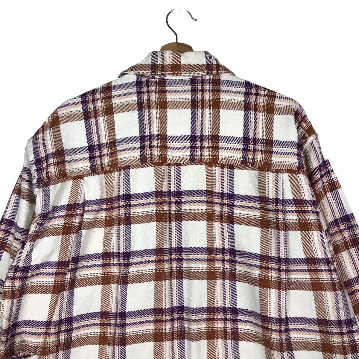 Issey Miyake Vintage Flannel Shirt Jacket GU Japan Tartan Design Checked Size US M / EU 48-50 / 2 - 9 Thumbnail