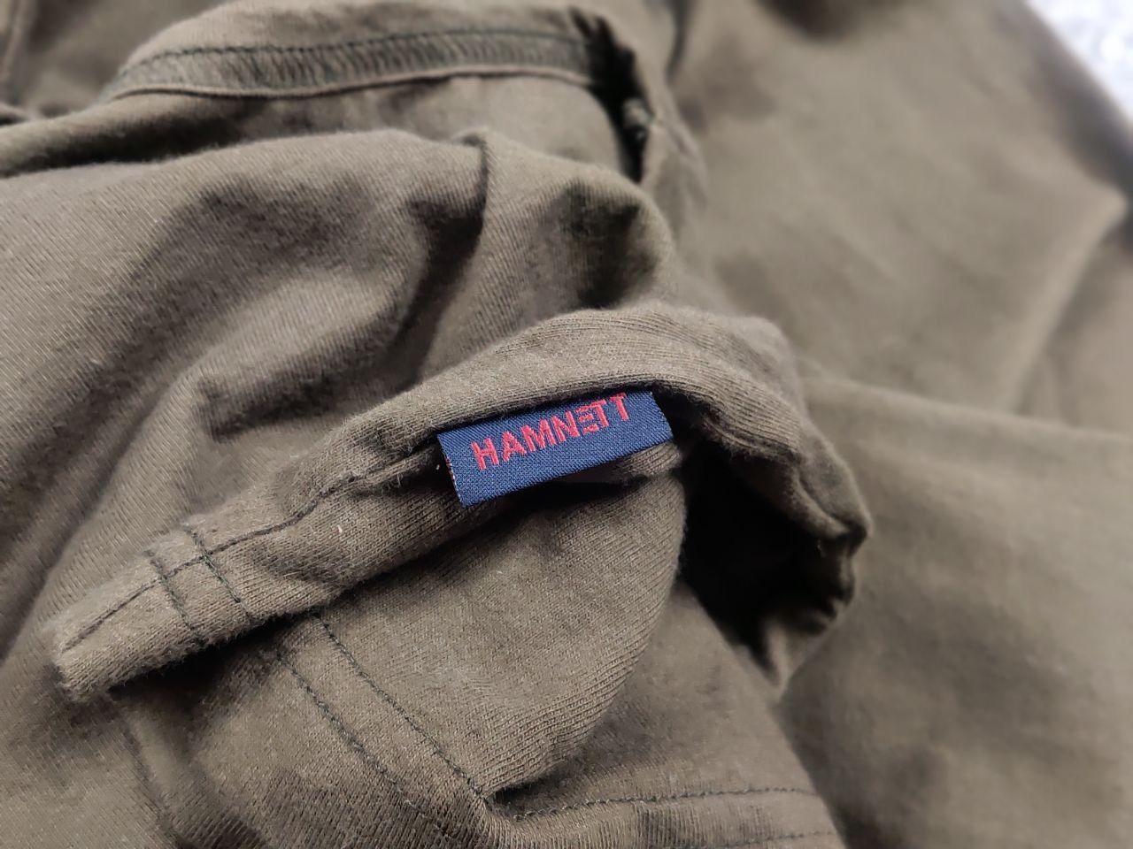 Katharine Hamnett London Katharine Hamnett Vintage long Sleeve Center Logo Olive Size US M / EU 48-50 / 2 - 13 Thumbnail