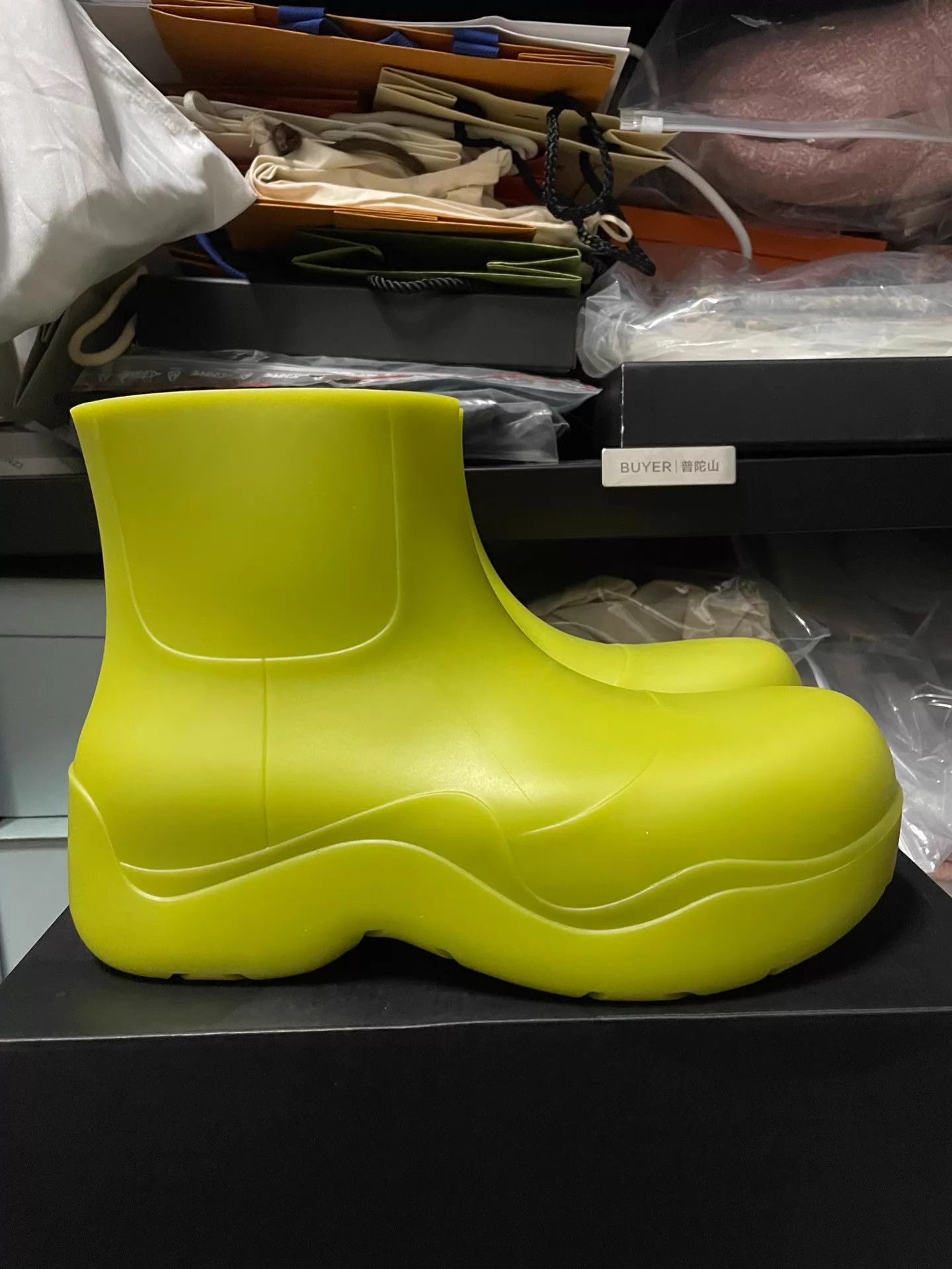 Bottega Veneta BV rain boots avocado green size 41 Size US 8 / EU 41 - 3 Thumbnail