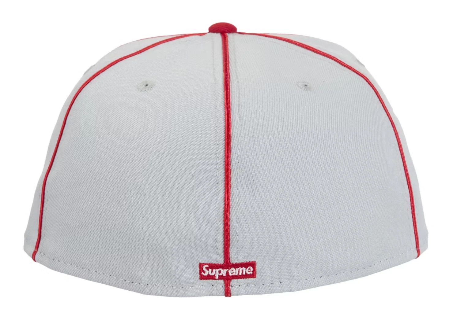 Other Supreme x New Era Piping Script Logo Cap Grey 7 1/2 Size ONE SIZE - 2 Thumbnail
