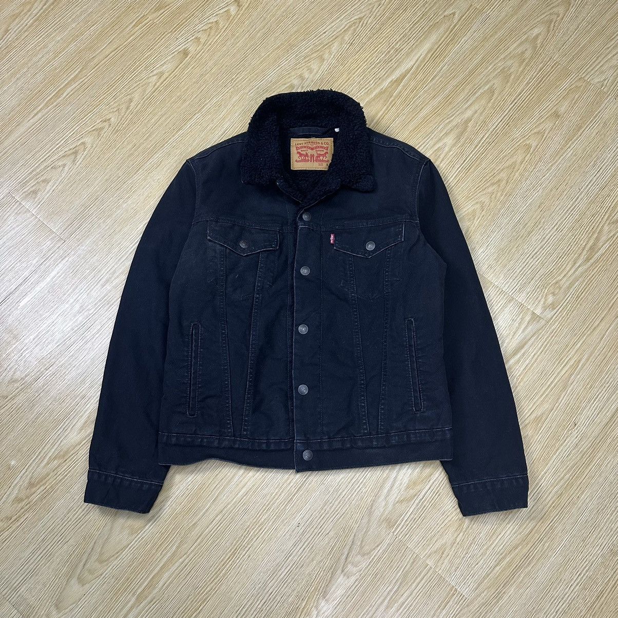 Levi's Levis 515 Denim Sherpa Jacket z185 Size US S / EU 44-46 / 1 - 2 Thumbnail