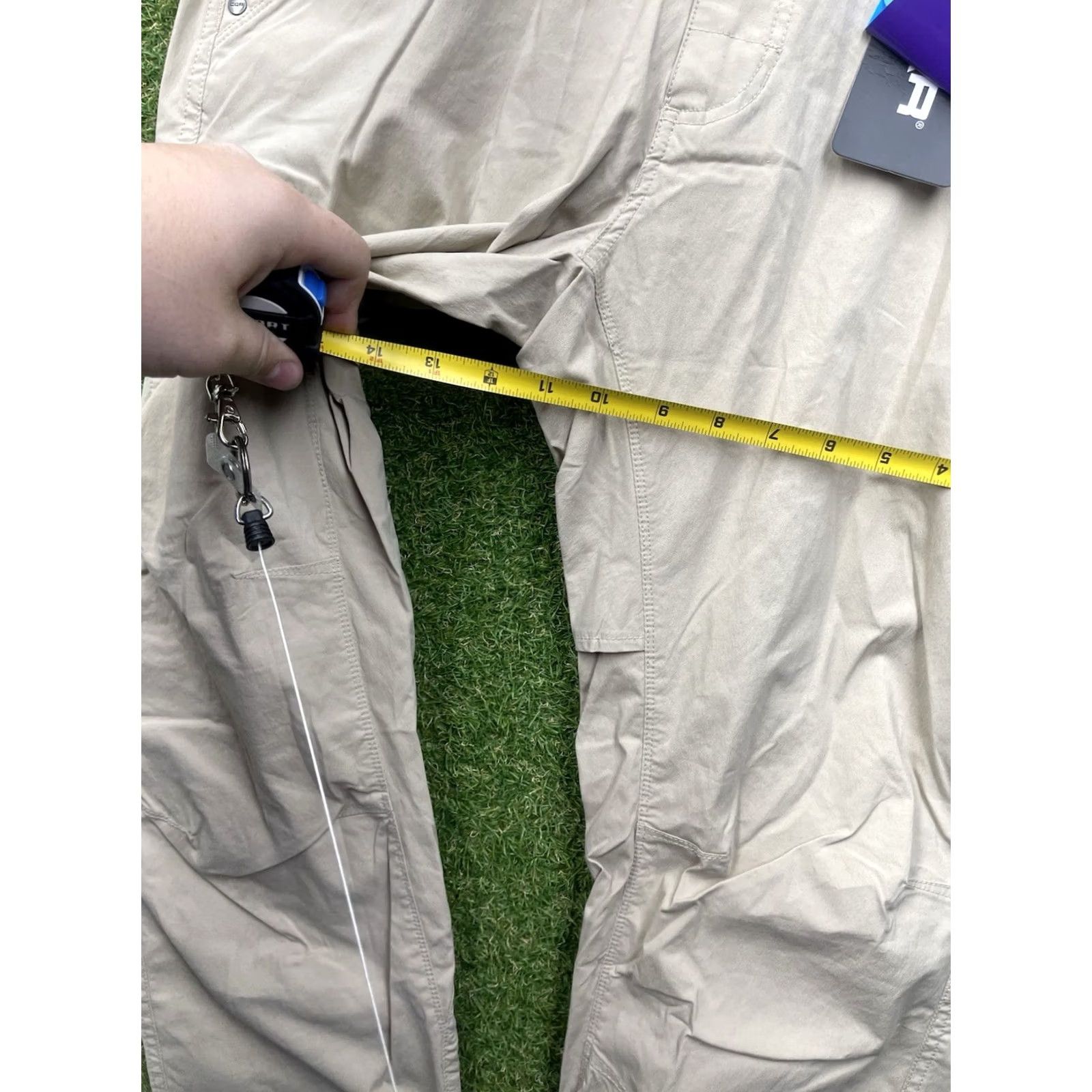 Vintage CQR Pants Mens 38x32 Beige Sedona Series Outdoor Hiking Stretch Nylon TXP805 (No new info; title kept as original words) Size US 38 / EU 54 - 7 Thumbnail