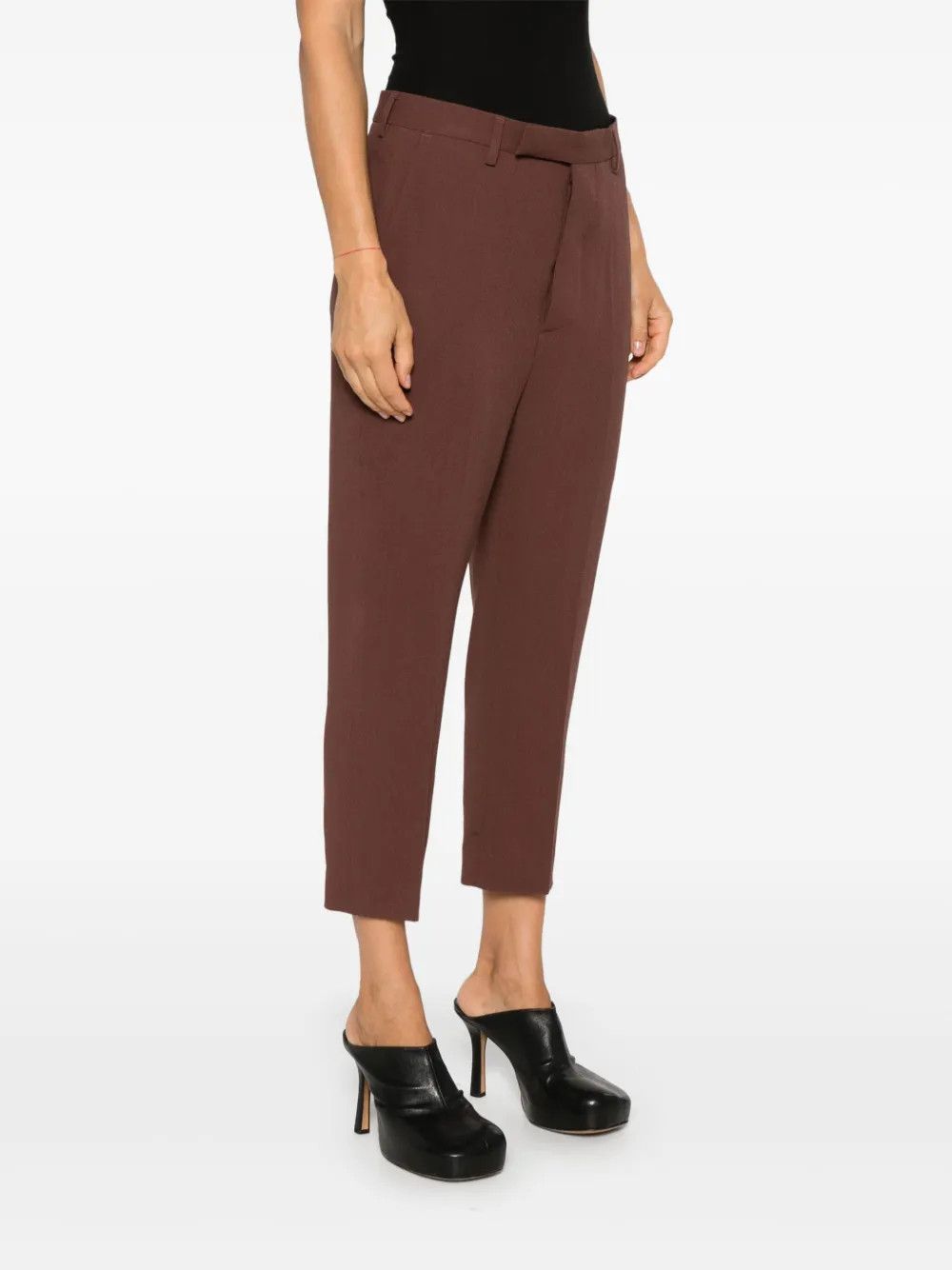 Rick Owens o1y0126 Casual Pant in Chocolate Brown Size 27" / US 4 / IT 40 - 3 Thumbnail