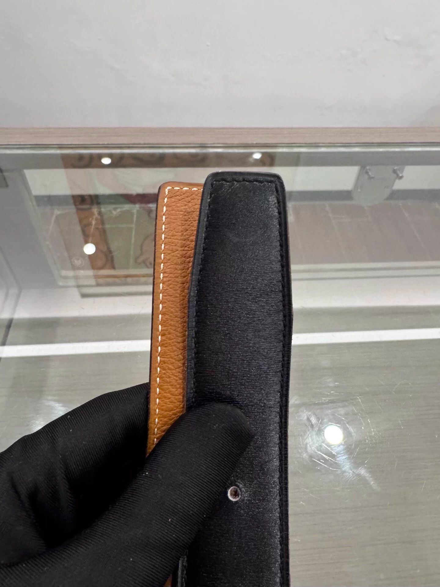 Hermes Hermes H belt black/brown 3.2cm 80 99 new Size ONE SIZE - 4 Thumbnail