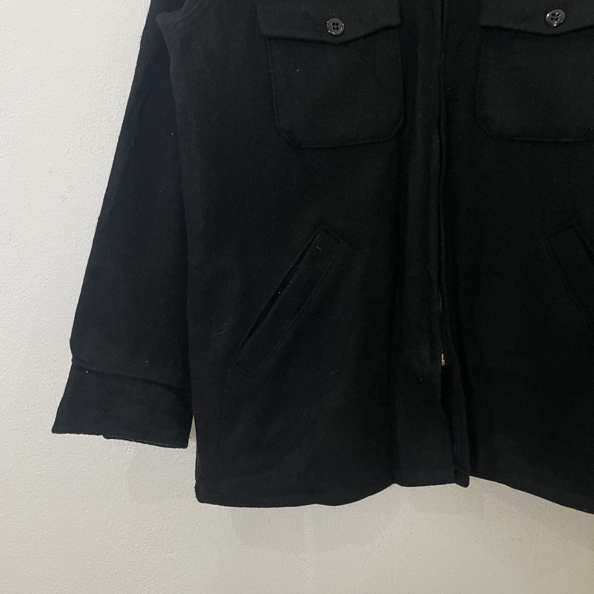 Vintage Vintage 90s Melton Out-wear Jacket Size US L / EU 52-54 / 3 - 3 Thumbnail