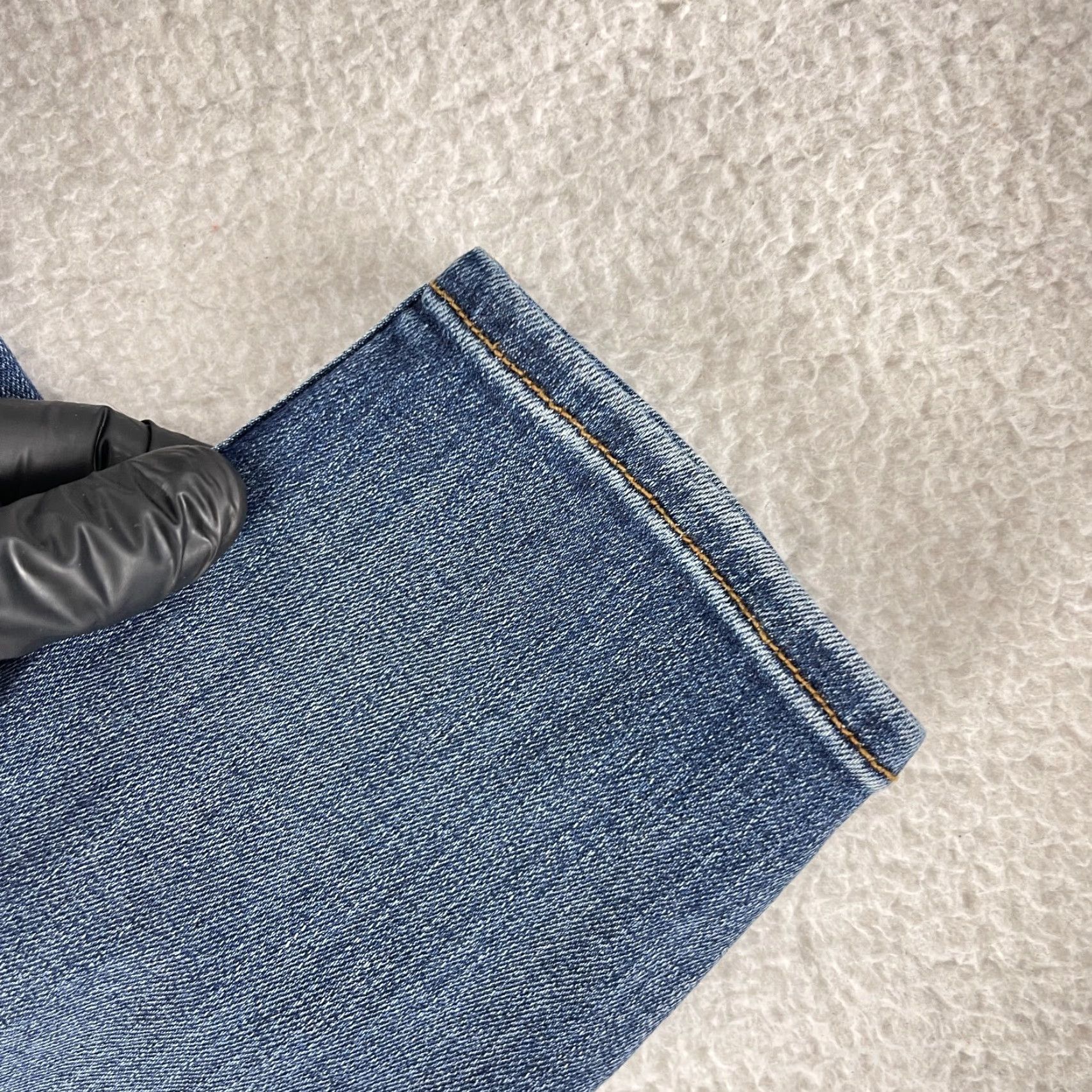 Vintage KUT from the Kloth Fab AB Mia Toothpick Skinny Jeans Womens High-Rise Size 6 Blue Denim 30" Waist 30" Inseam Regular Fit City Hippie 5-Pocket Womens Size 28" / US 6 / IT 42 - 7 Thumbnail