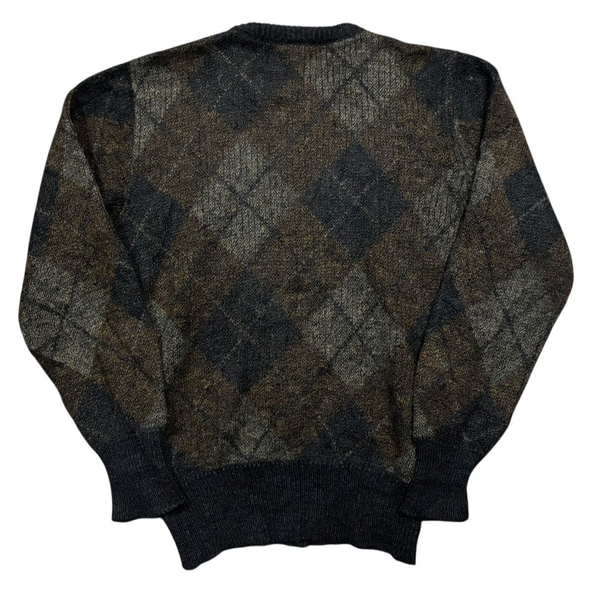 Yves Saint Laurent Vintage YSL Pour Homme Embroidery Knit Sweatshirt Size US L / EU 52-54 / 3 - 3 Thumbnail