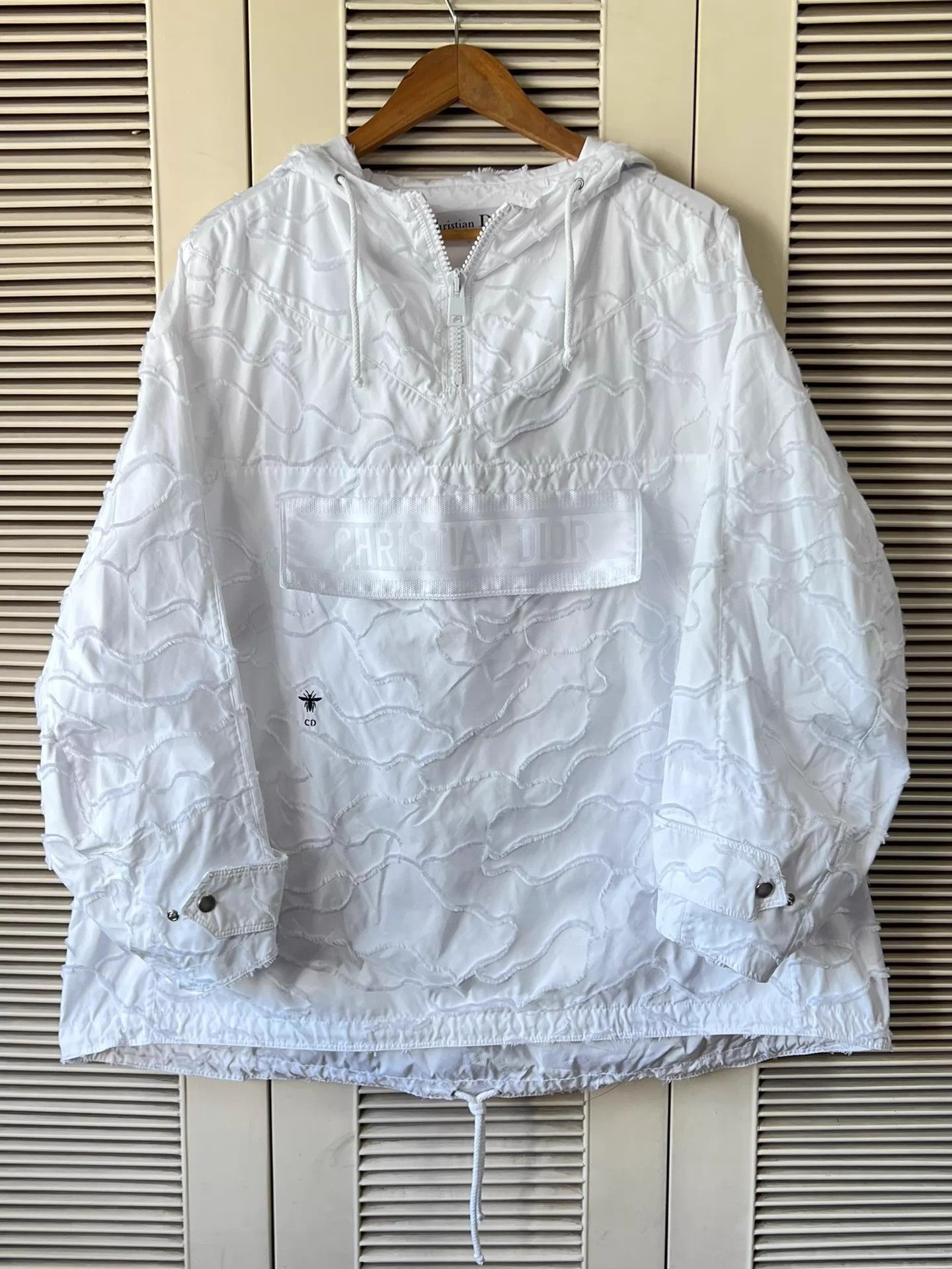 Dior Dior White Camo Half-Zip Hooded Jacket XS Size XS / US 0-2 / IT 36-38 - 1 Thumbnail
