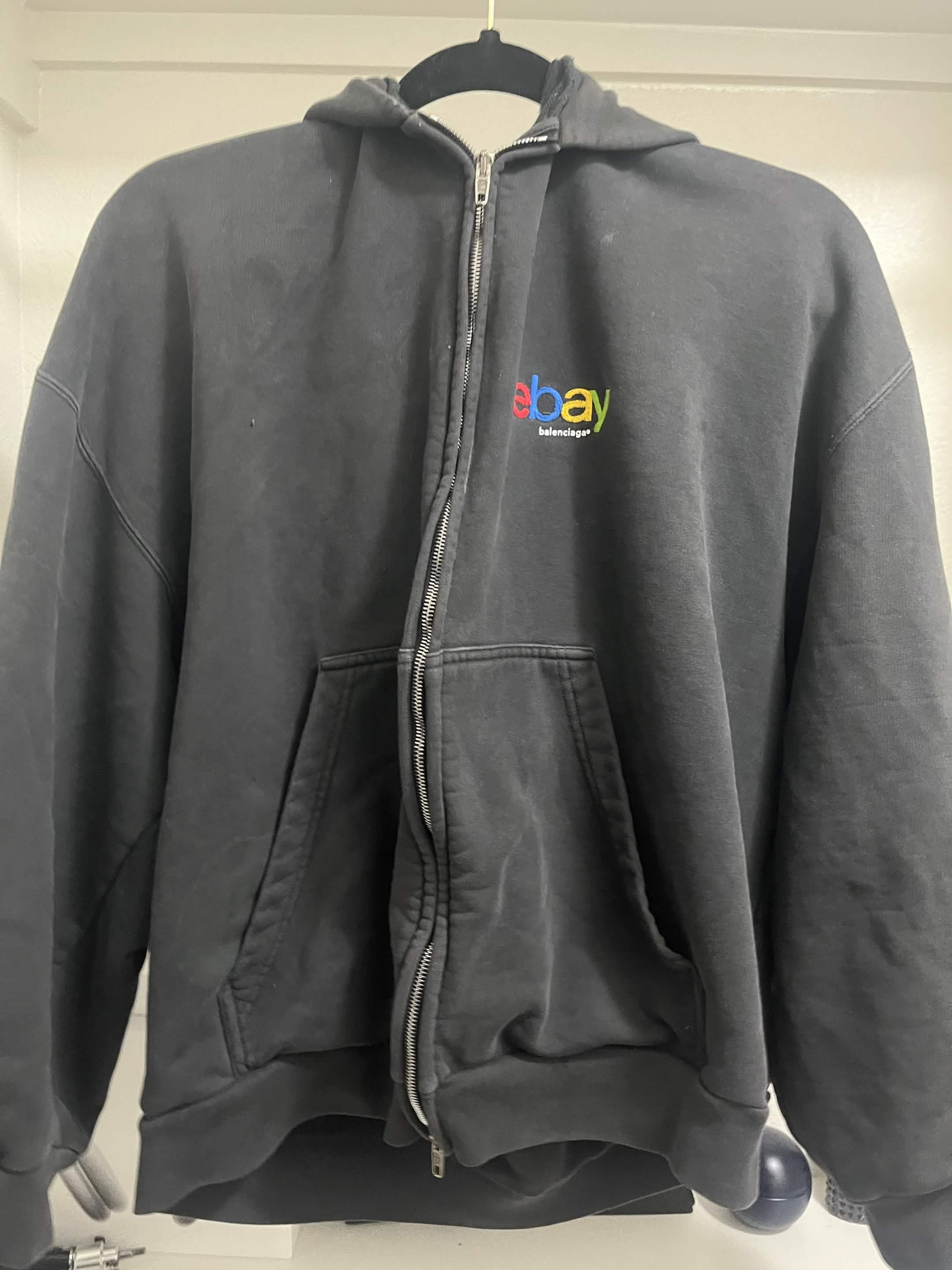 Balenciaga eBay Zip-Up Hoodie