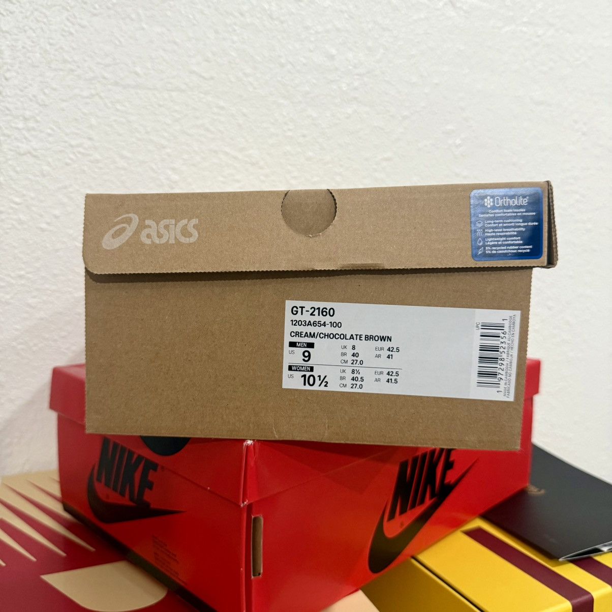 Asics Asics Above the Clouds GT-2160 (Chocolate Brown) Size US 9 / EU 42 - 8 Thumbnail