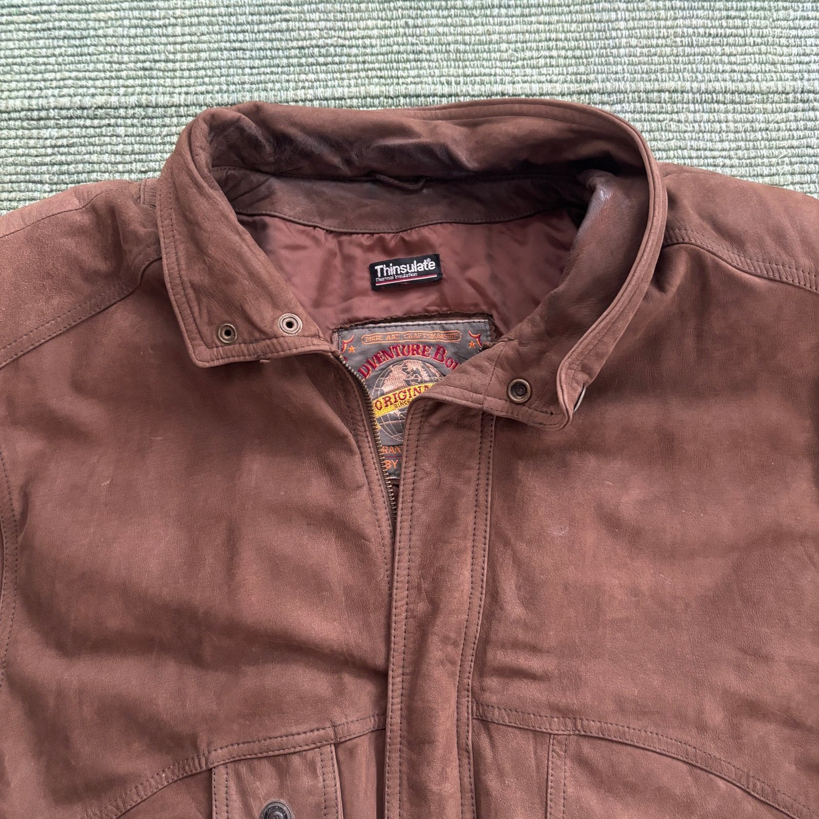 Vintage × Wilsons Leather Vintage Brown Leather Adventure Bound Wilson's Leather Size US XXL / EU 58 / 5 - 2 Thumbnail