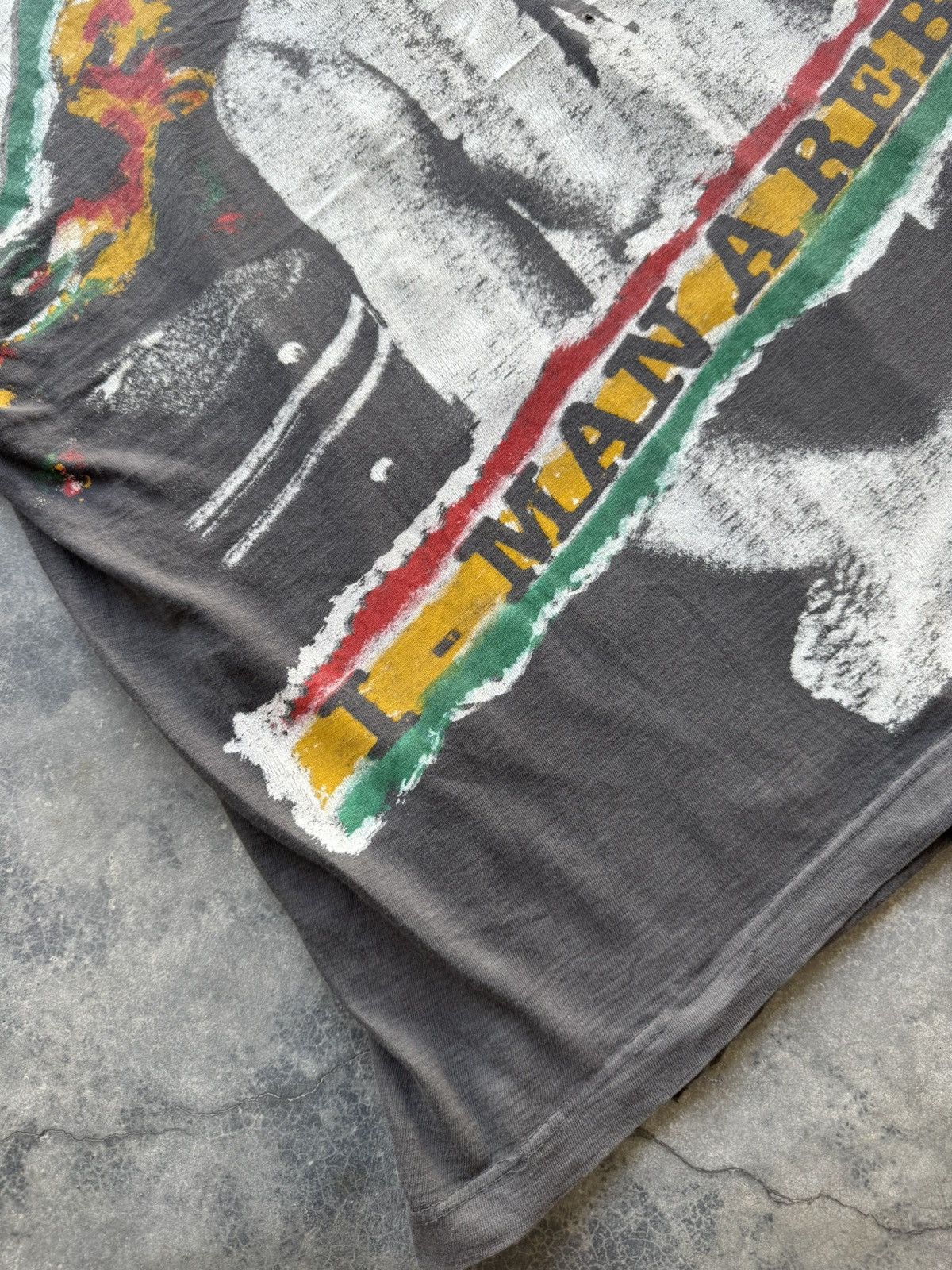 Bob Marley RARE 🔥 Vintage 90’s Distressed Bob Marley Tuff Gong Rap tees Size US XL / EU 56 / 4 - 10 Thumbnail