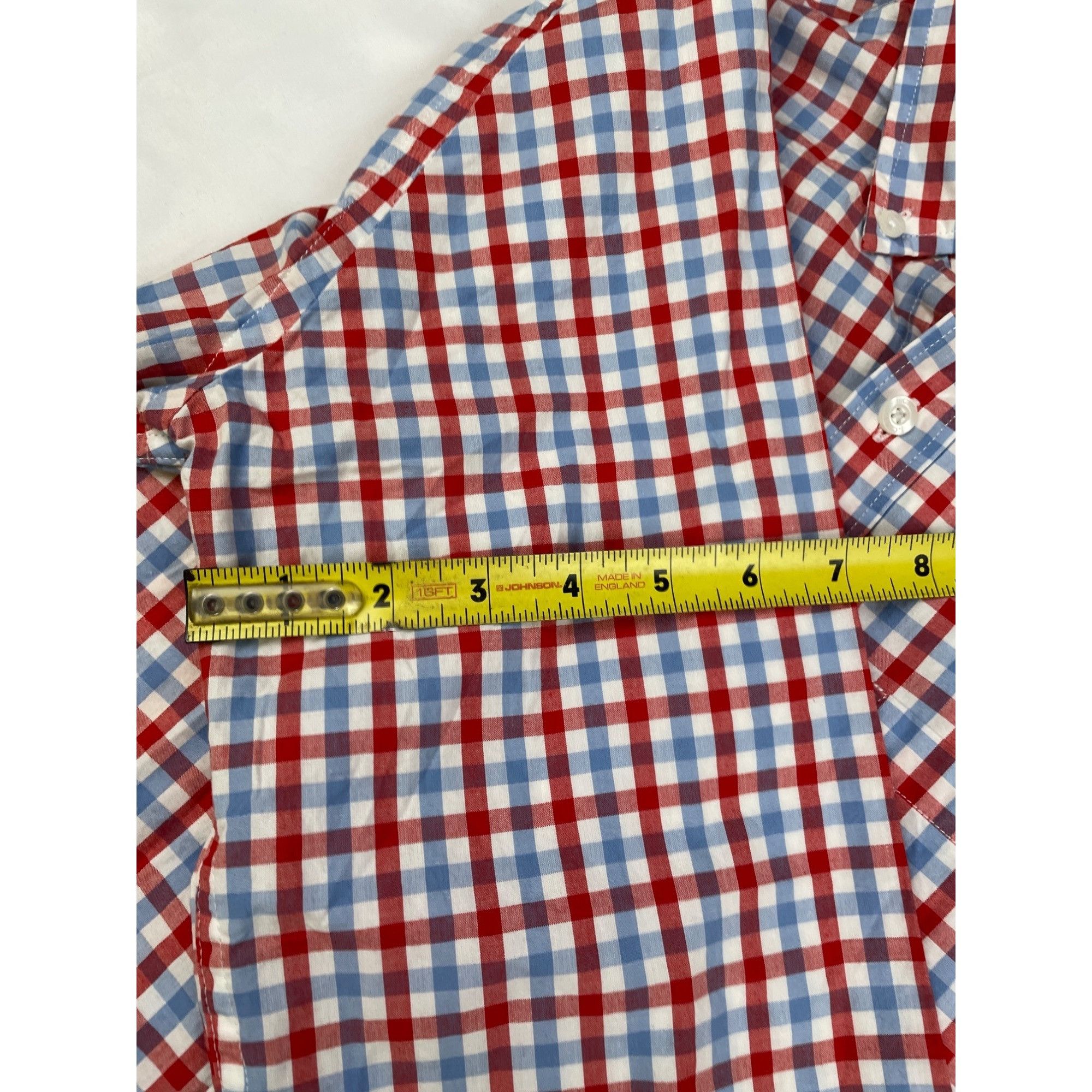 Other J Crew Men's Red/White/Blue Button up Shirt/Long Sleeves Siz Size US XS / EU 42 / 0 - 10 Thumbnail